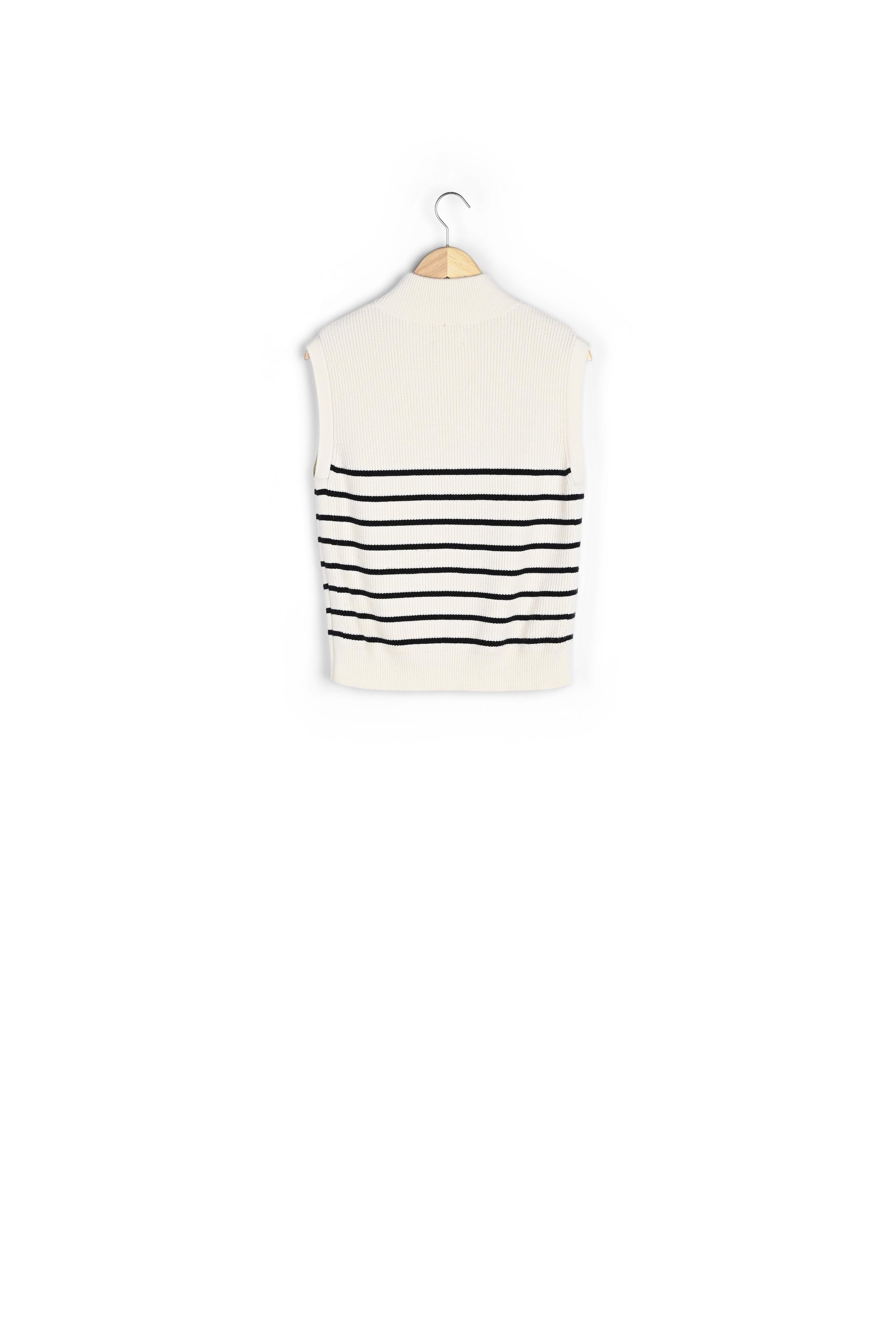 Pull marinière sans manches Barthelemy Faume - seconde main