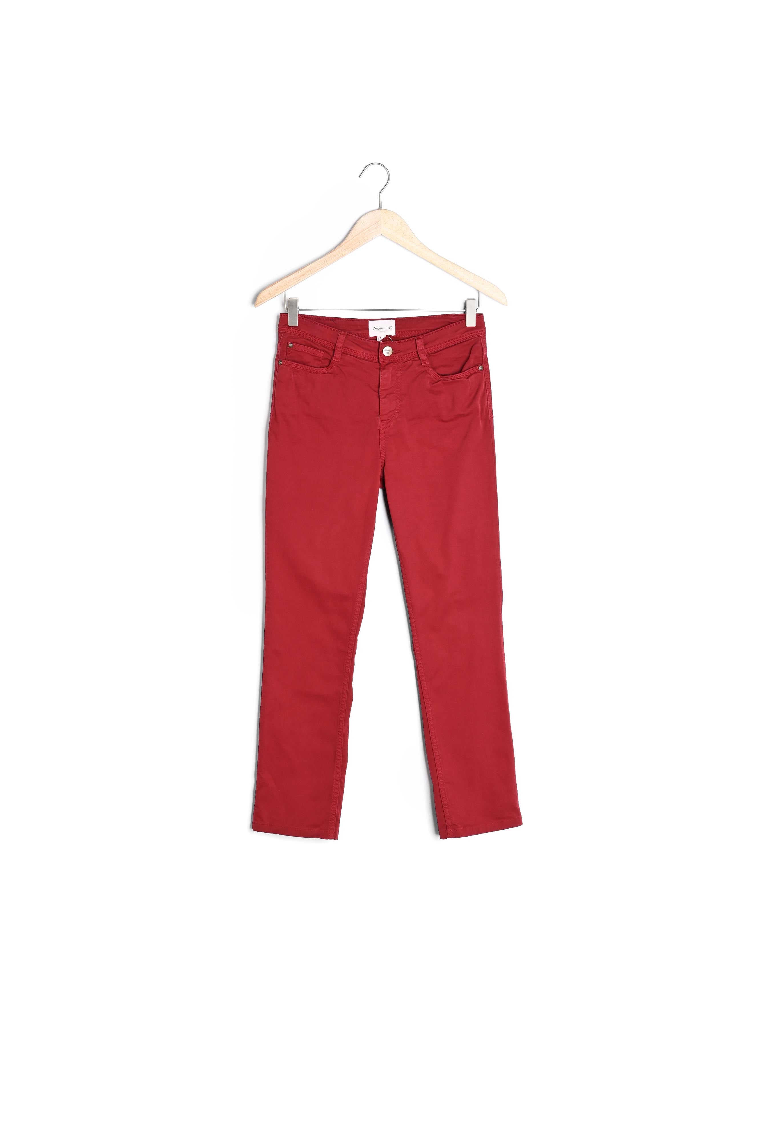 L'Original 123 : jean droit grenat Sonia Faume - seconde main