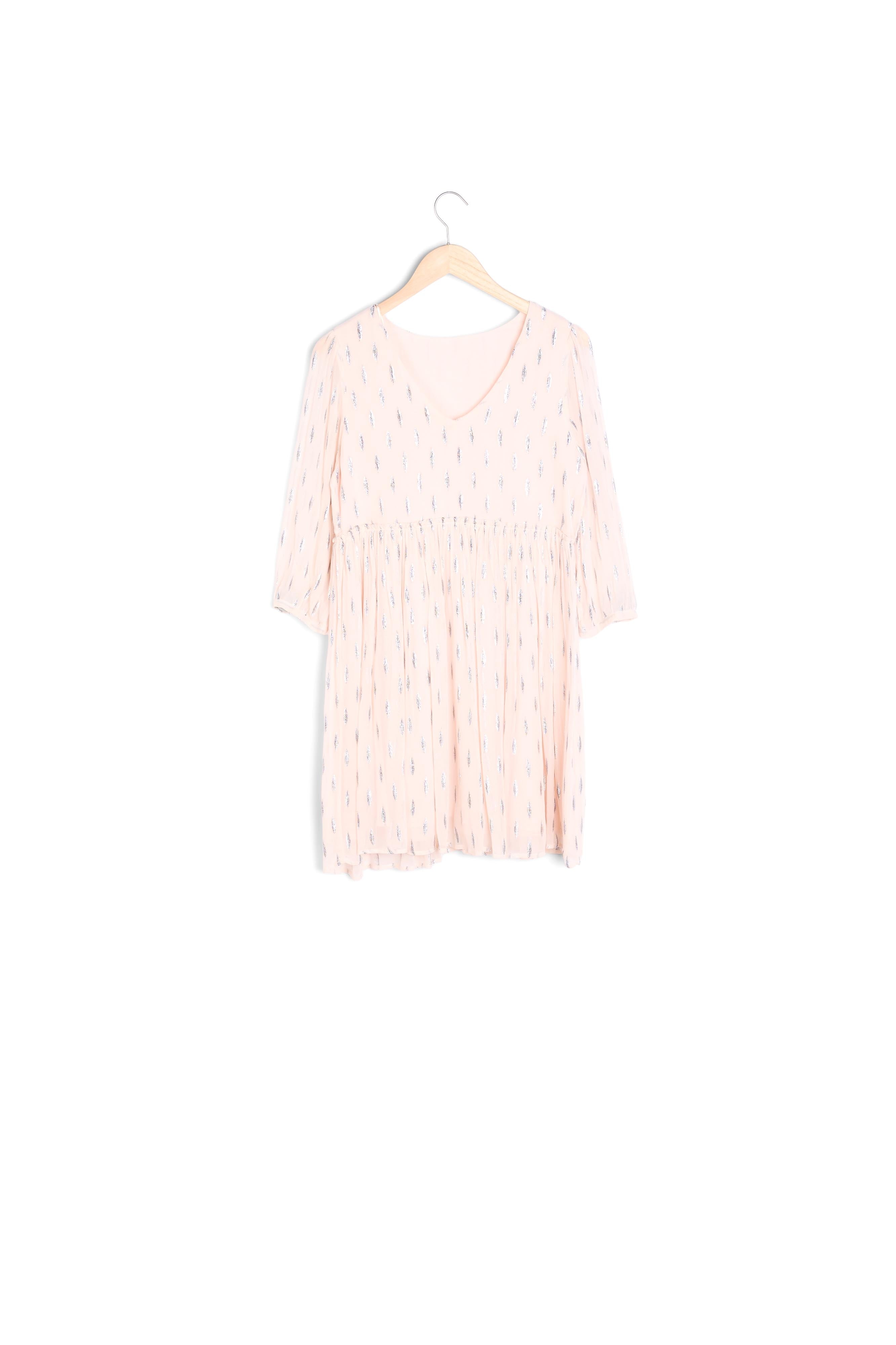 Robe poudre lurex Océane Faume - seconde main