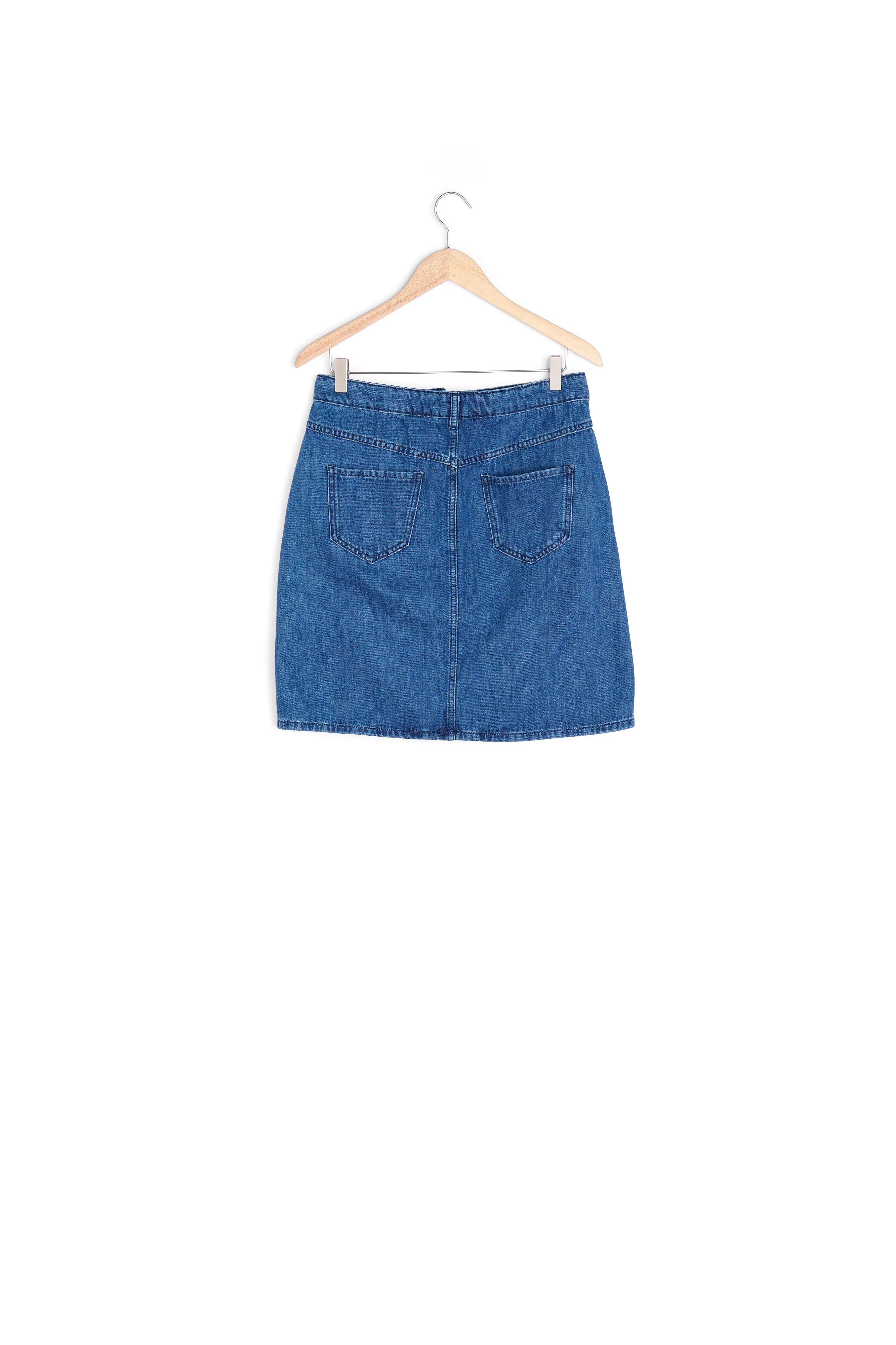 Mini-jupe en denim brut Francesca Faume - seconde main