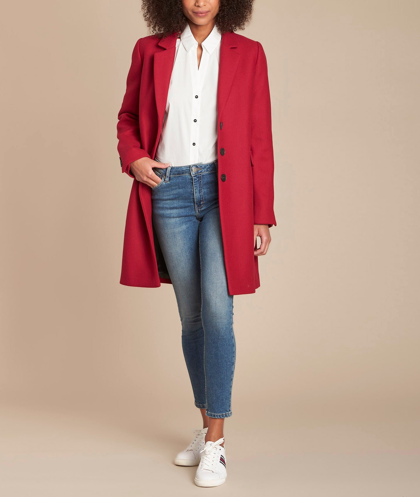 L'Audacieux skinny : jean stone used Sally Faume - seconde main