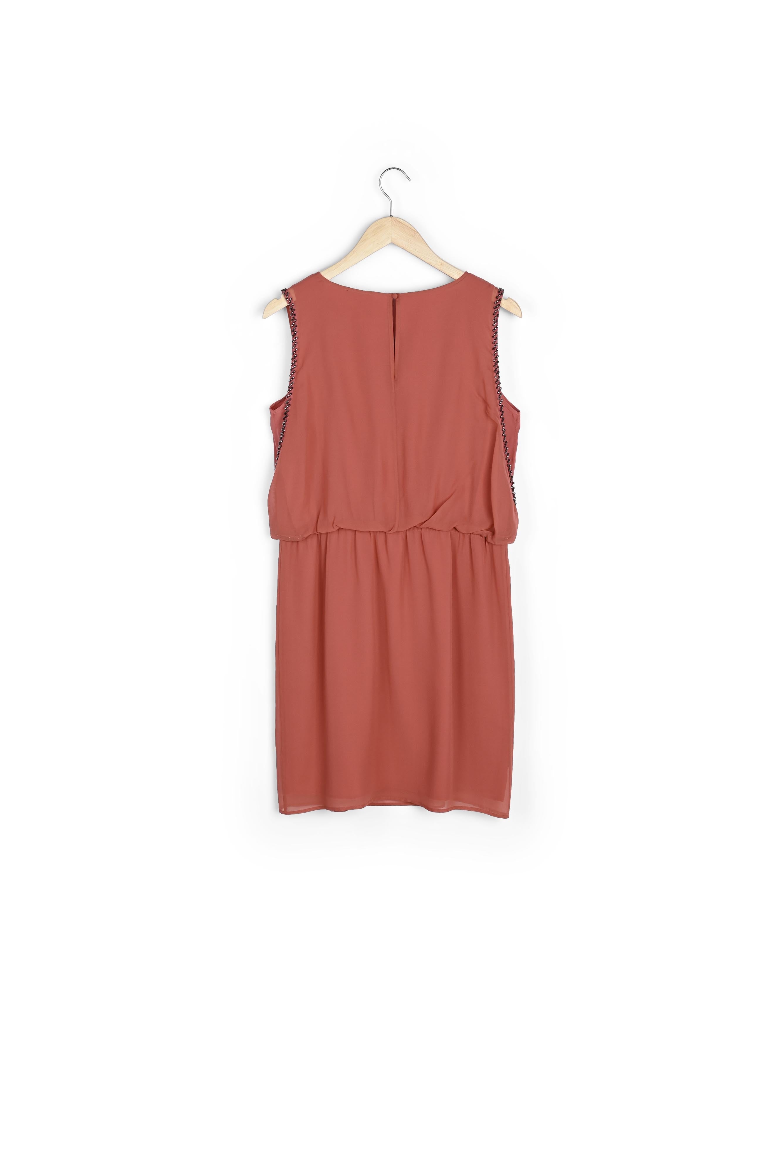 Robe en soie rose Ode Faume - seconde main