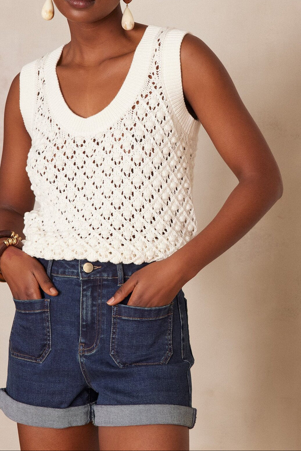 Débardeur SHARON en coton Faume - seconde main