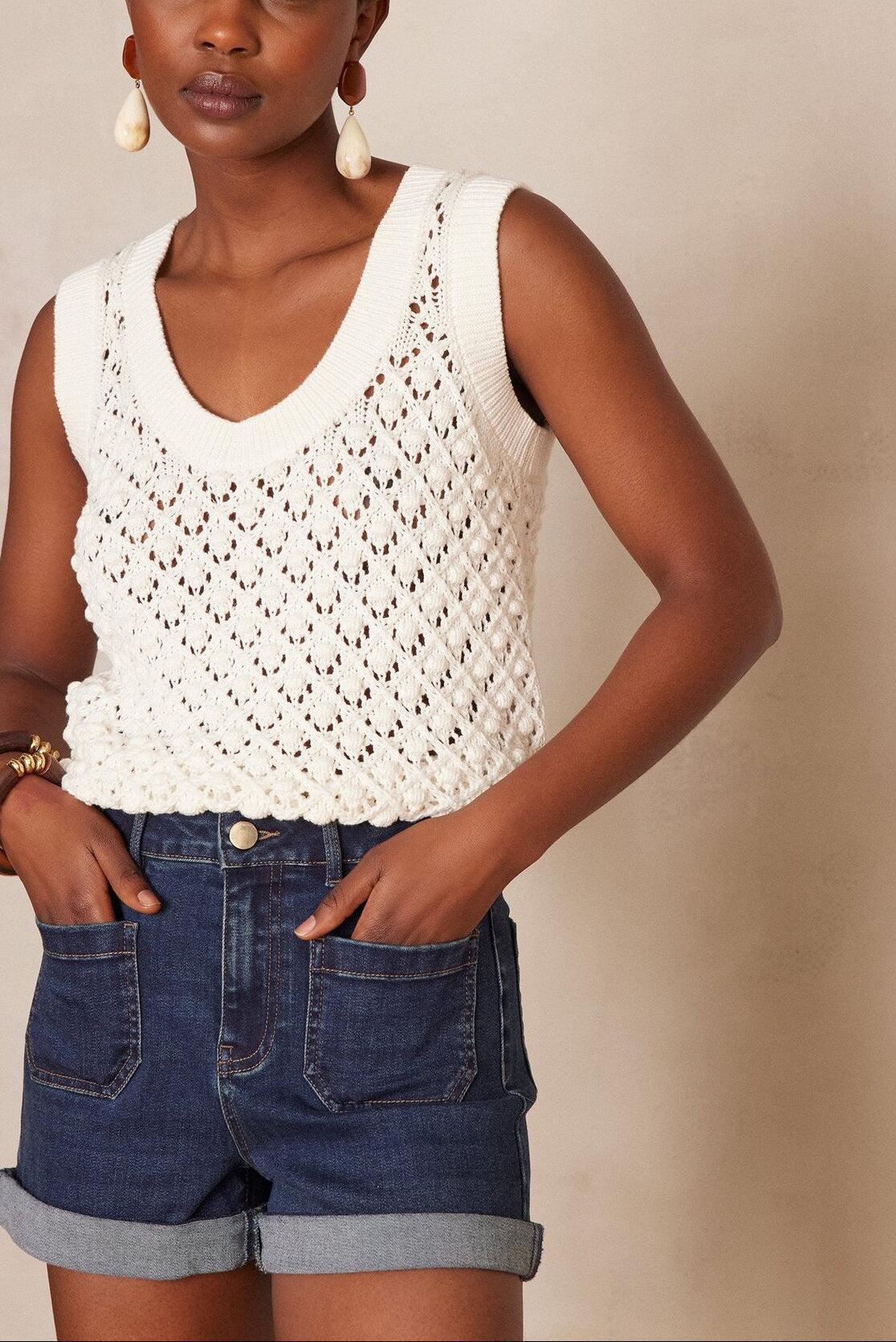 Débardeur SHARON en coton Faume - seconde main