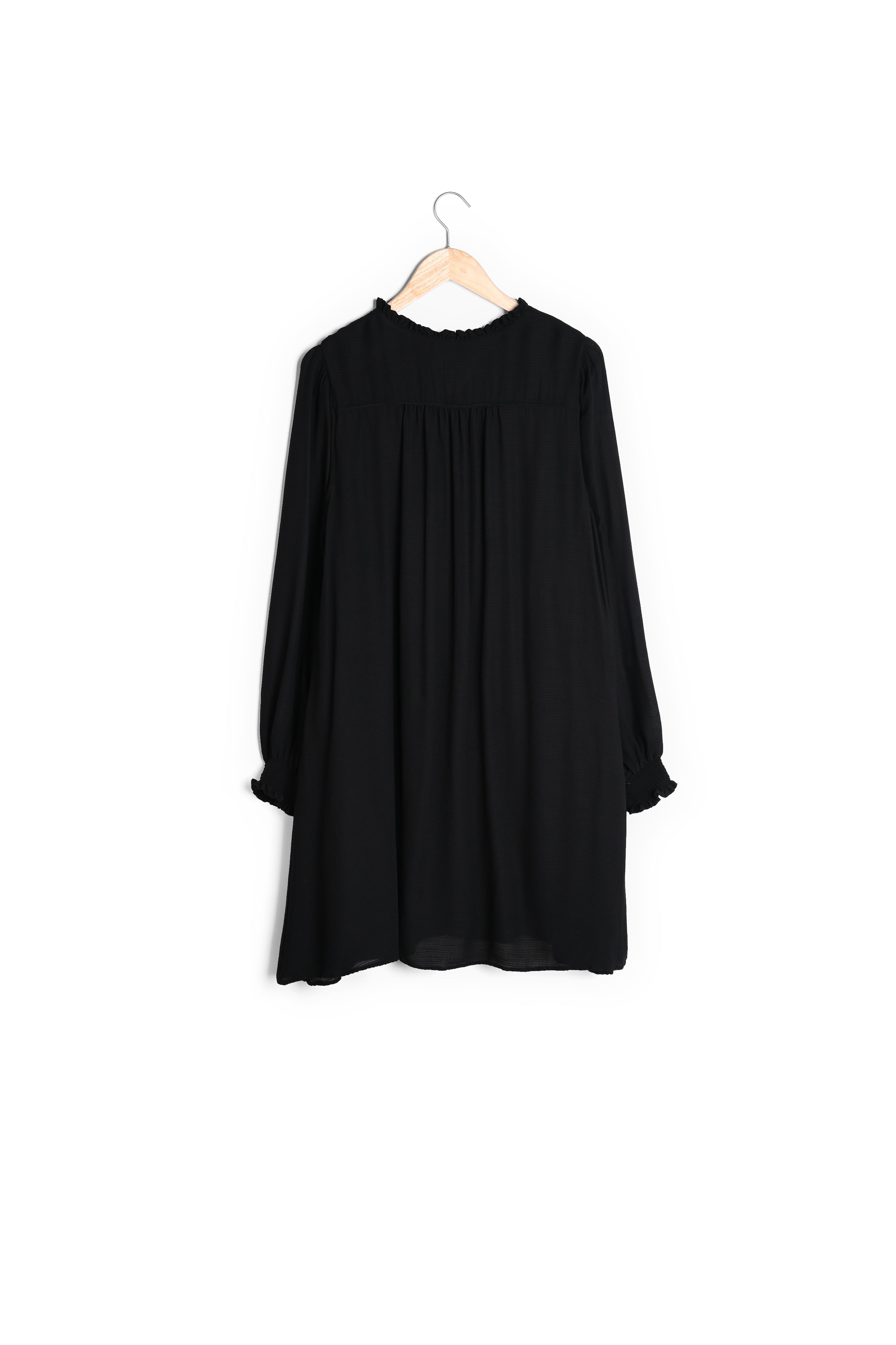 Robe noire courte et fluide Horlane Faume - seconde main