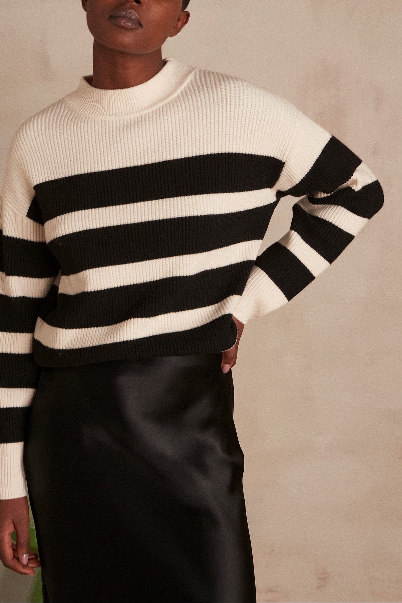 Pull marinière Laurel Faume - seconde main