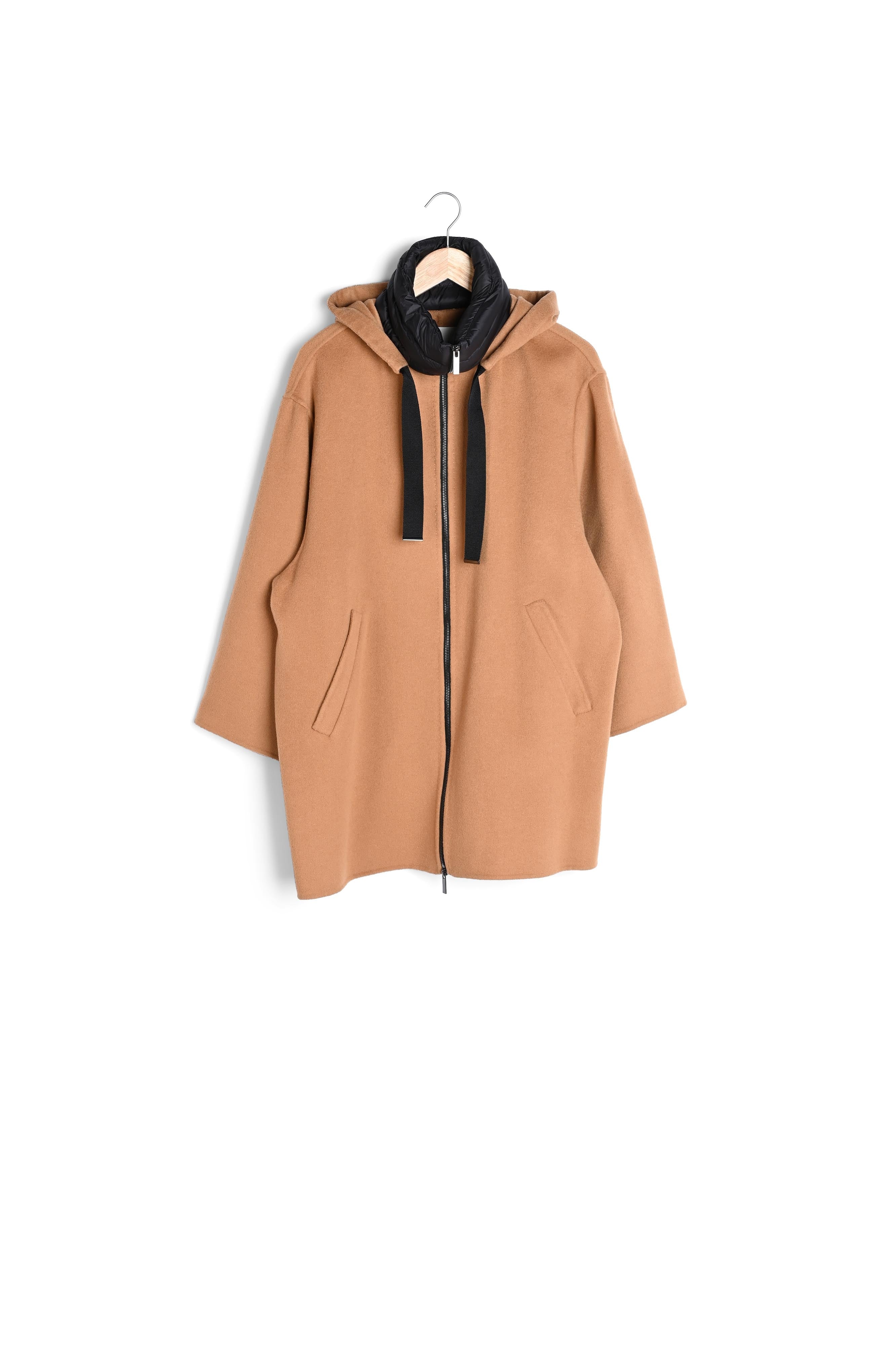 Manteau havane double face en laine Tanger Faume - seconde main