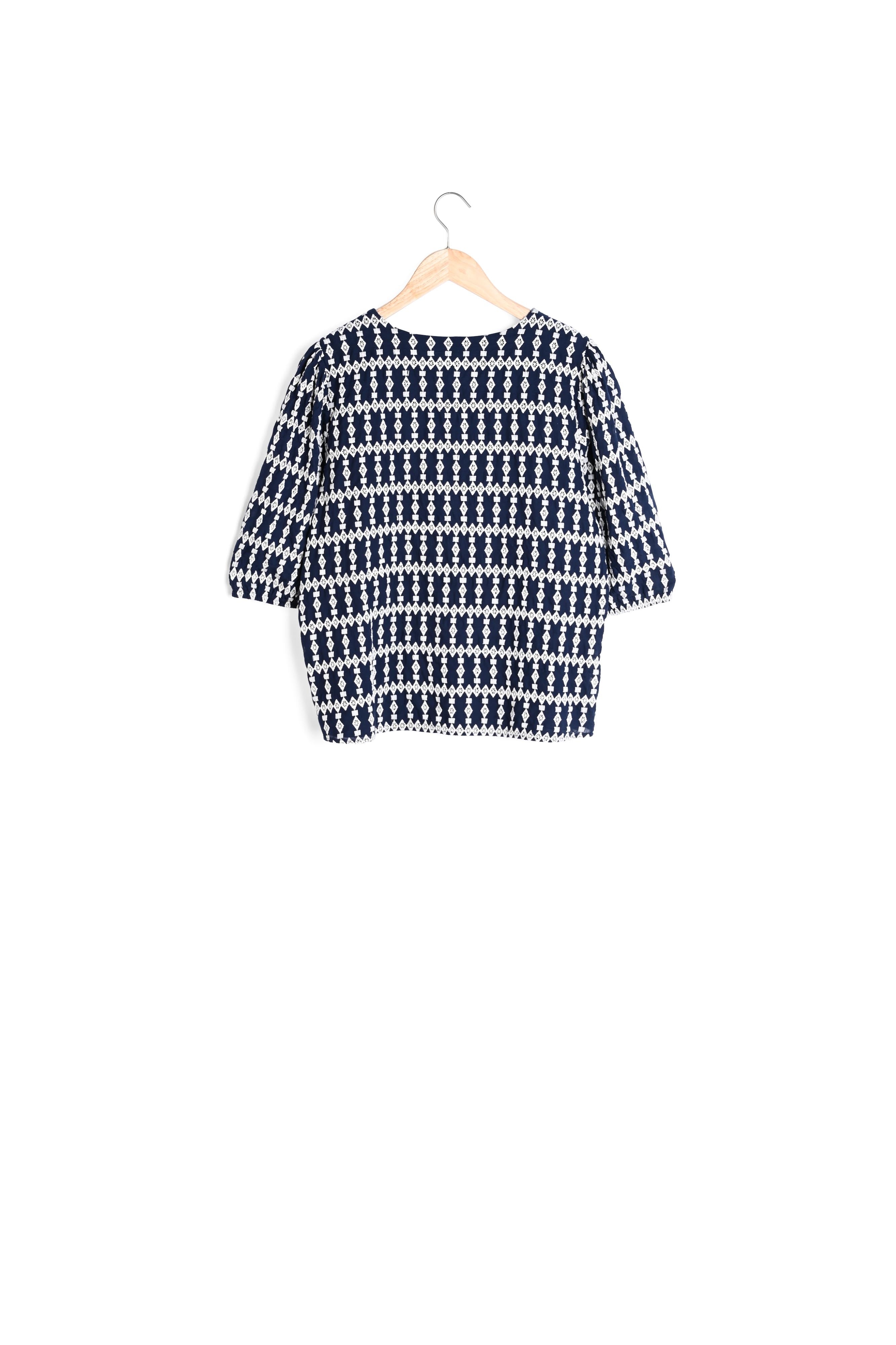 Blouse brodée Camille Faume - seconde main