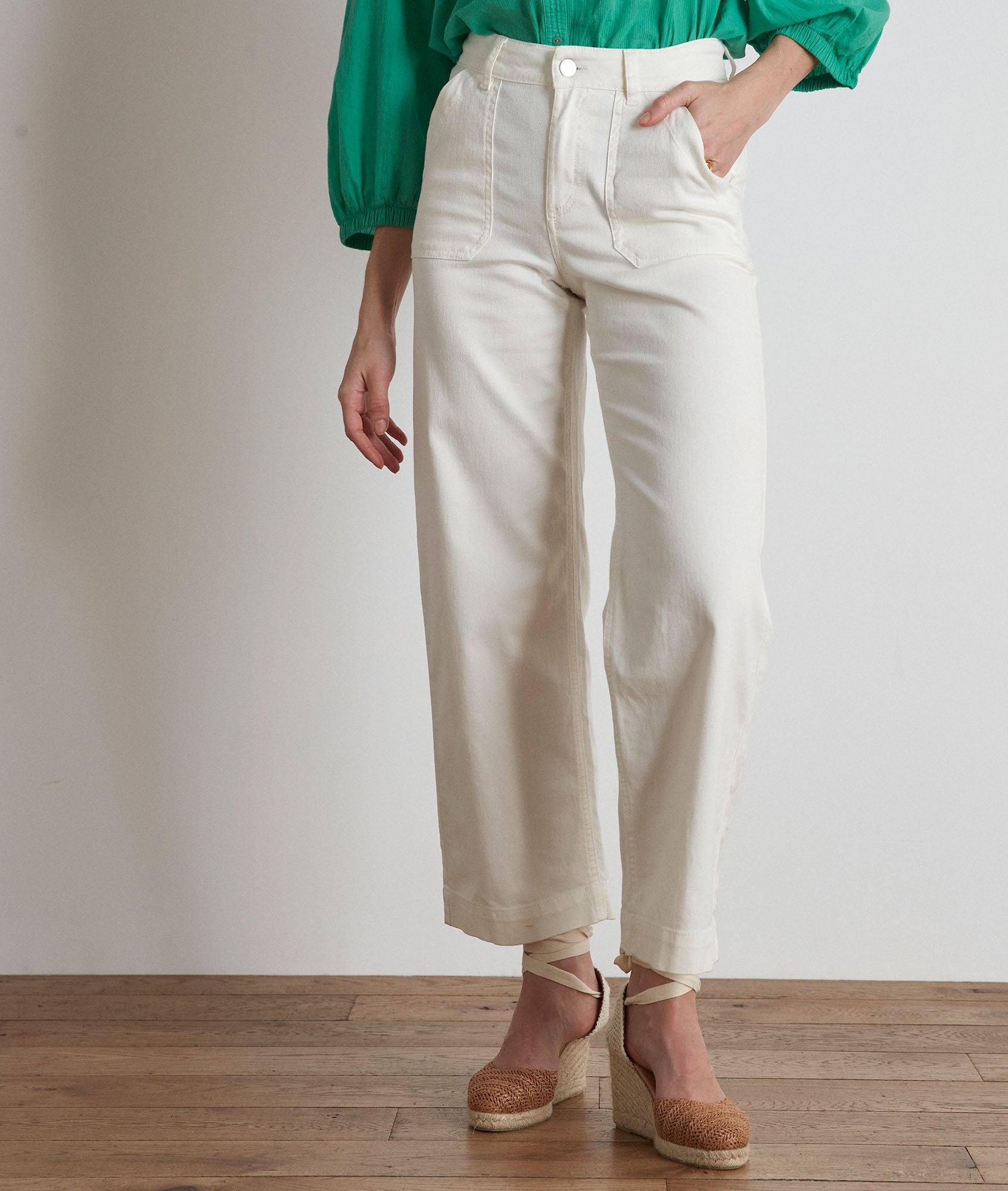 Jean wide leg Selyna Faume - seconde main