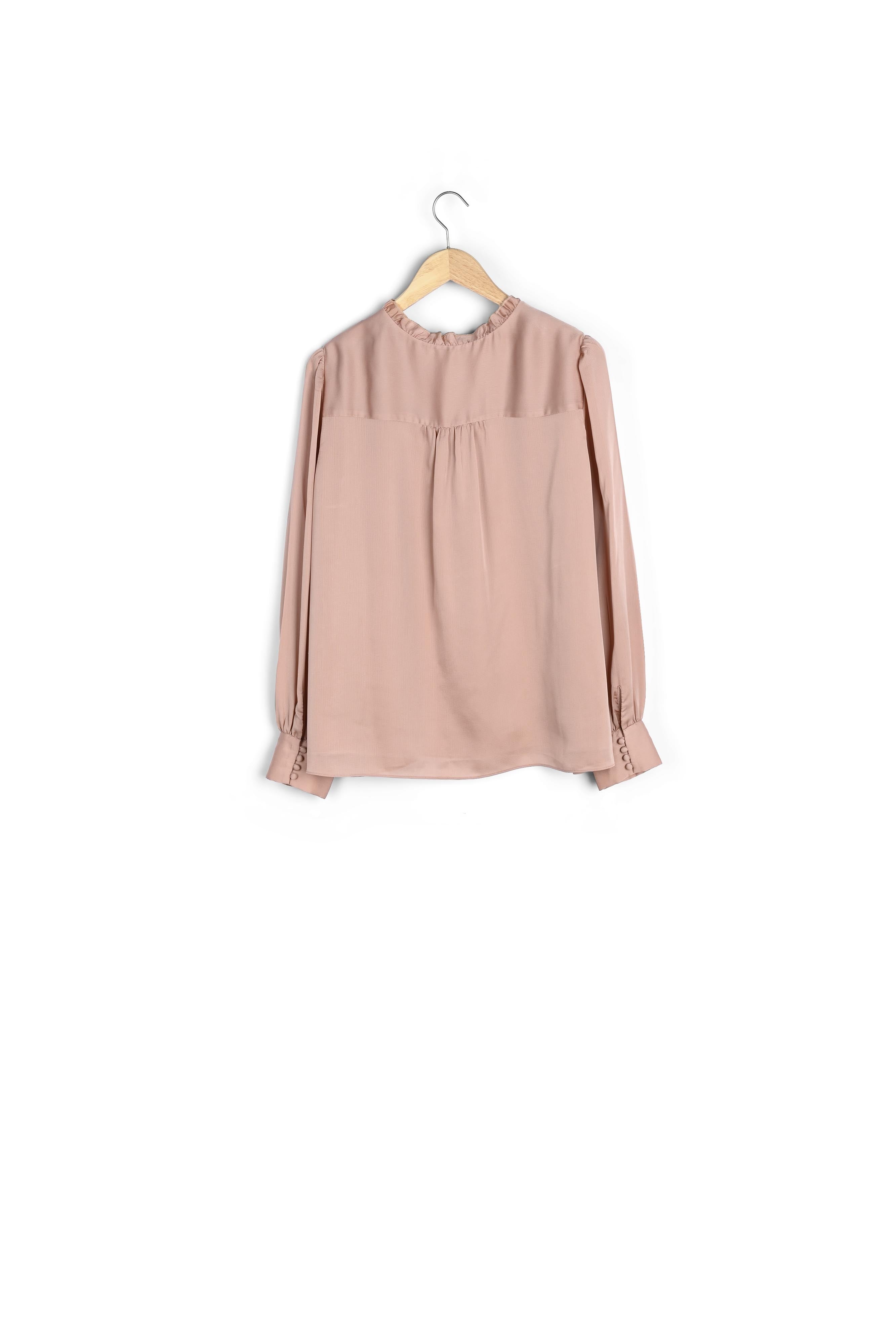 Blouse poudre boutonnée Jim Faume - seconde main