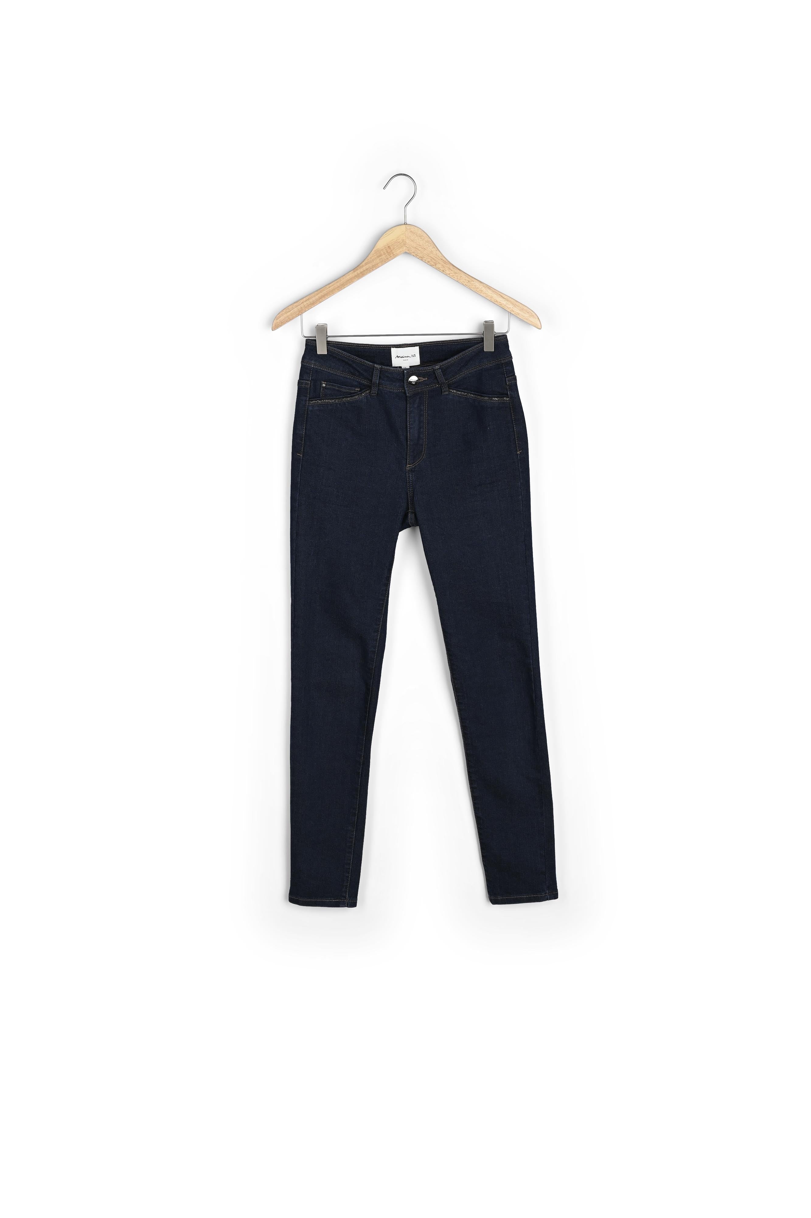 L'iconique slim rinse Prune Faume - seconde main