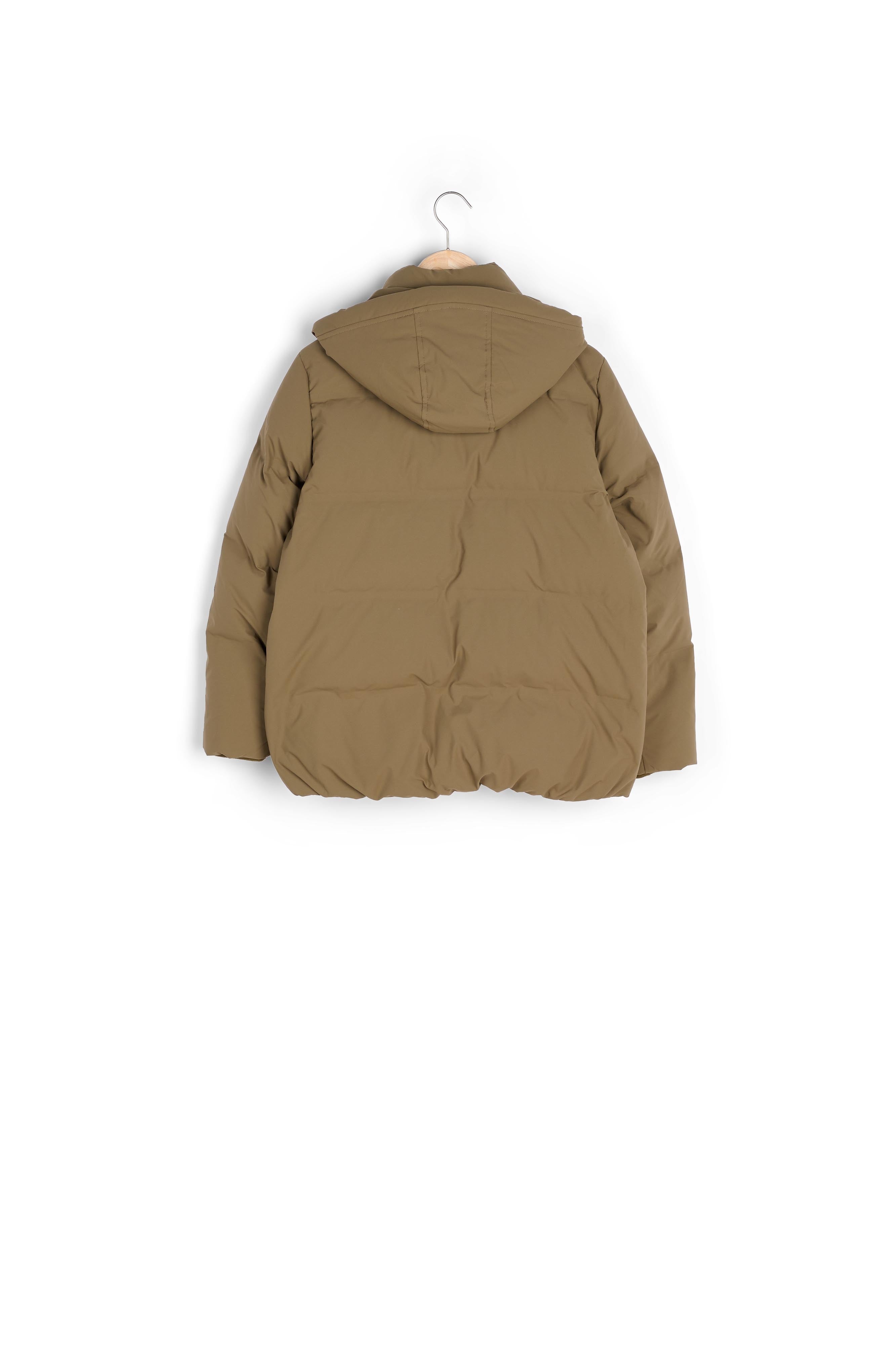 Doudoune courte kaki clair Mina Faume - seconde main