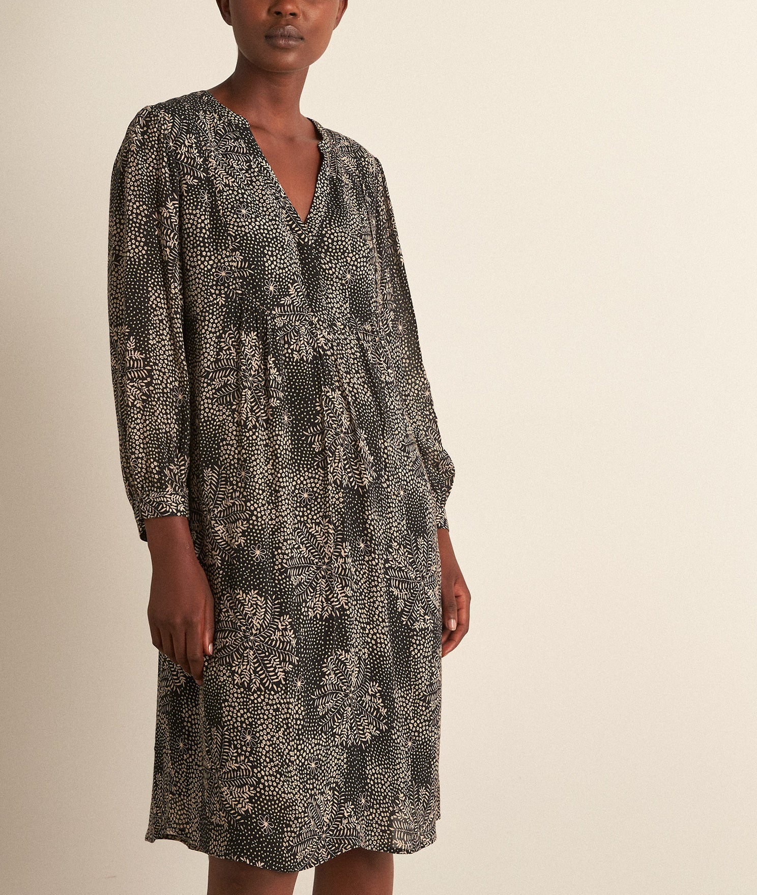 Robe courte imprimée Sosun Faume - seconde main