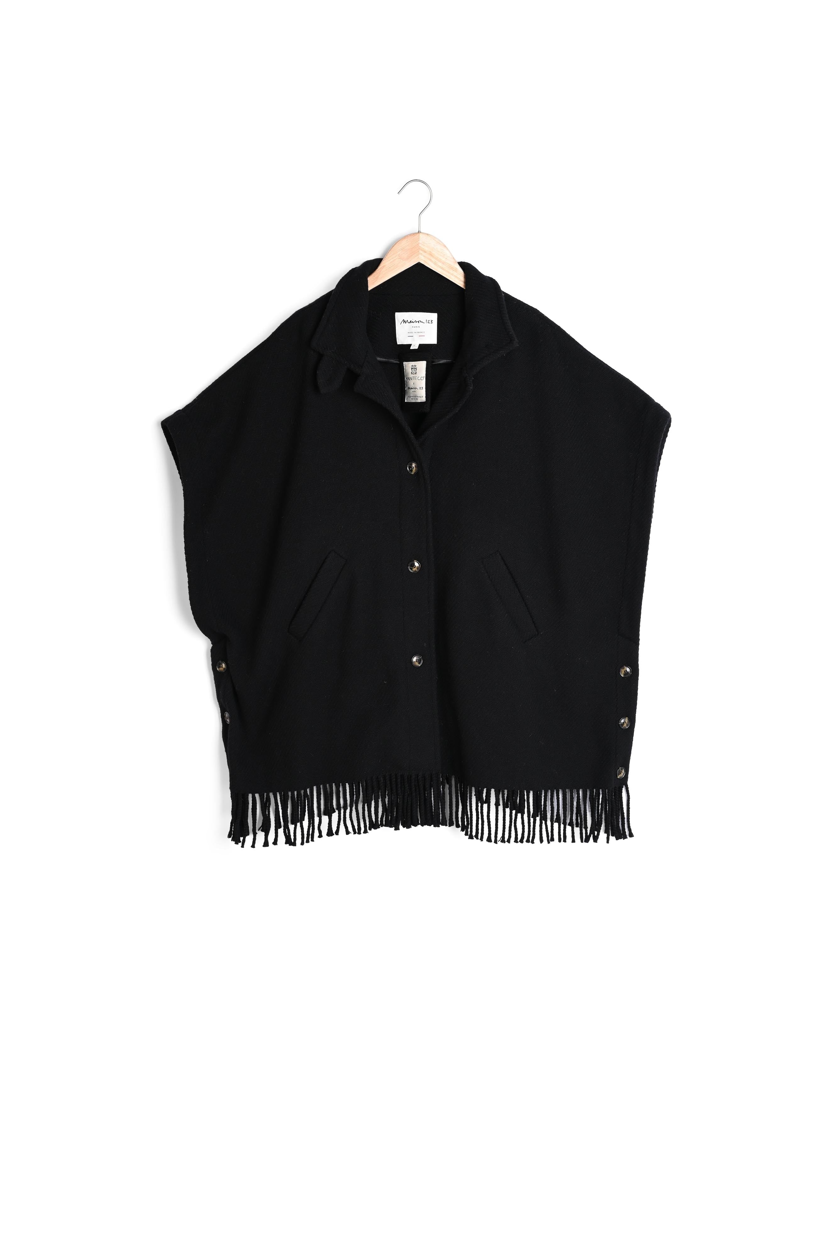 Cape en laine Maggie Faume - seconde main