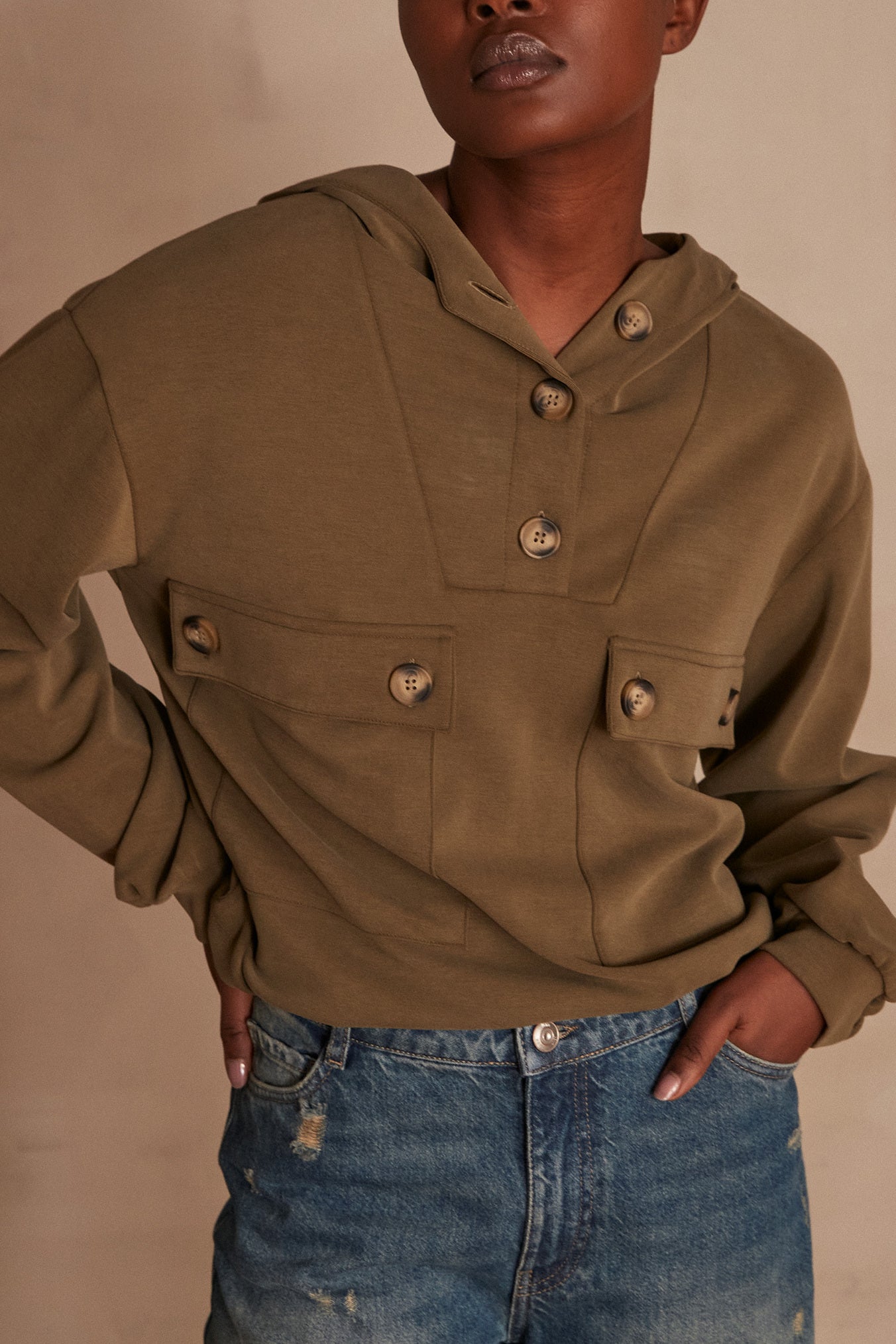 Sweat-shirt CADIX Faume - seconde main