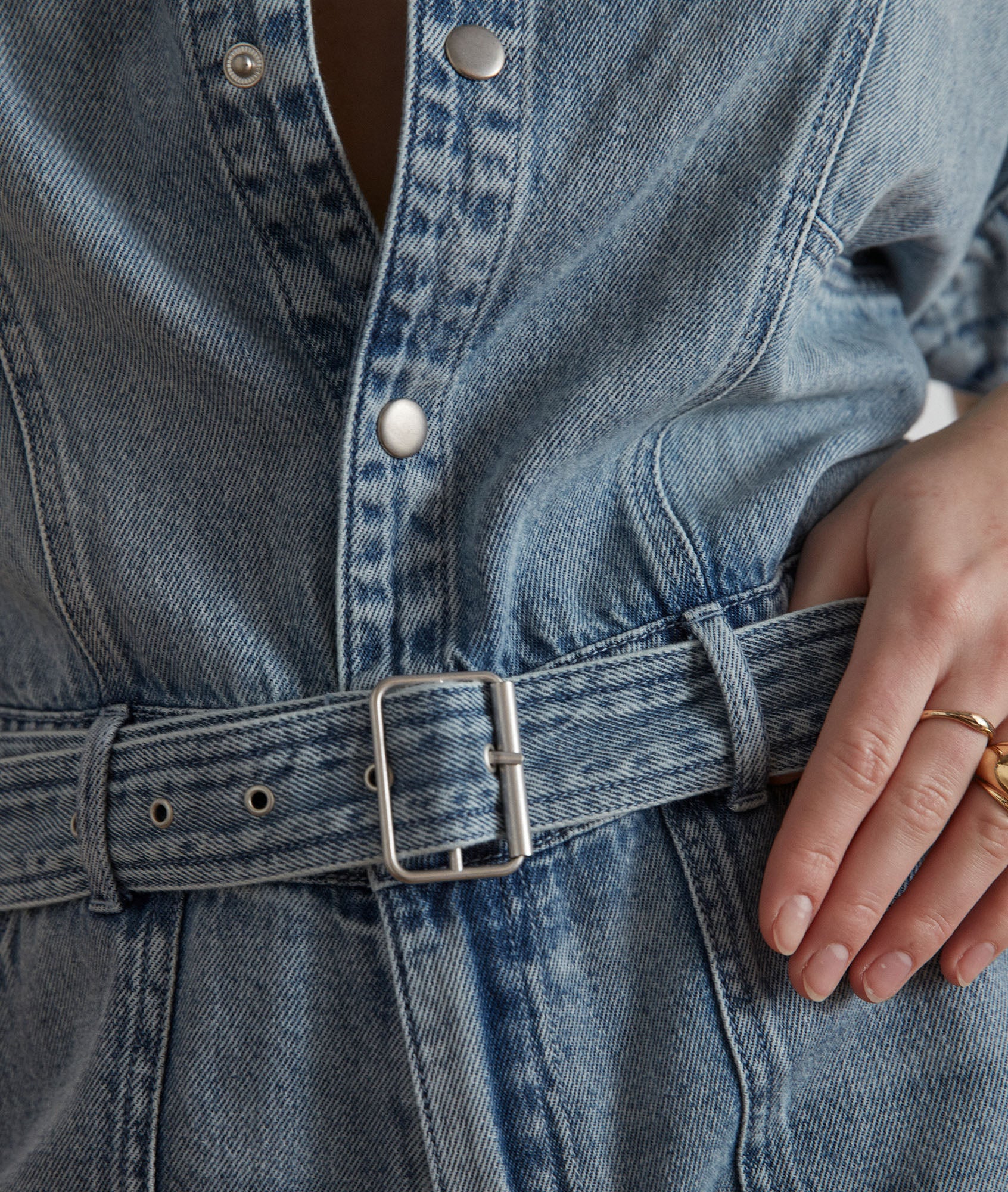 Combinaison en jean Sade Faume - seconde main