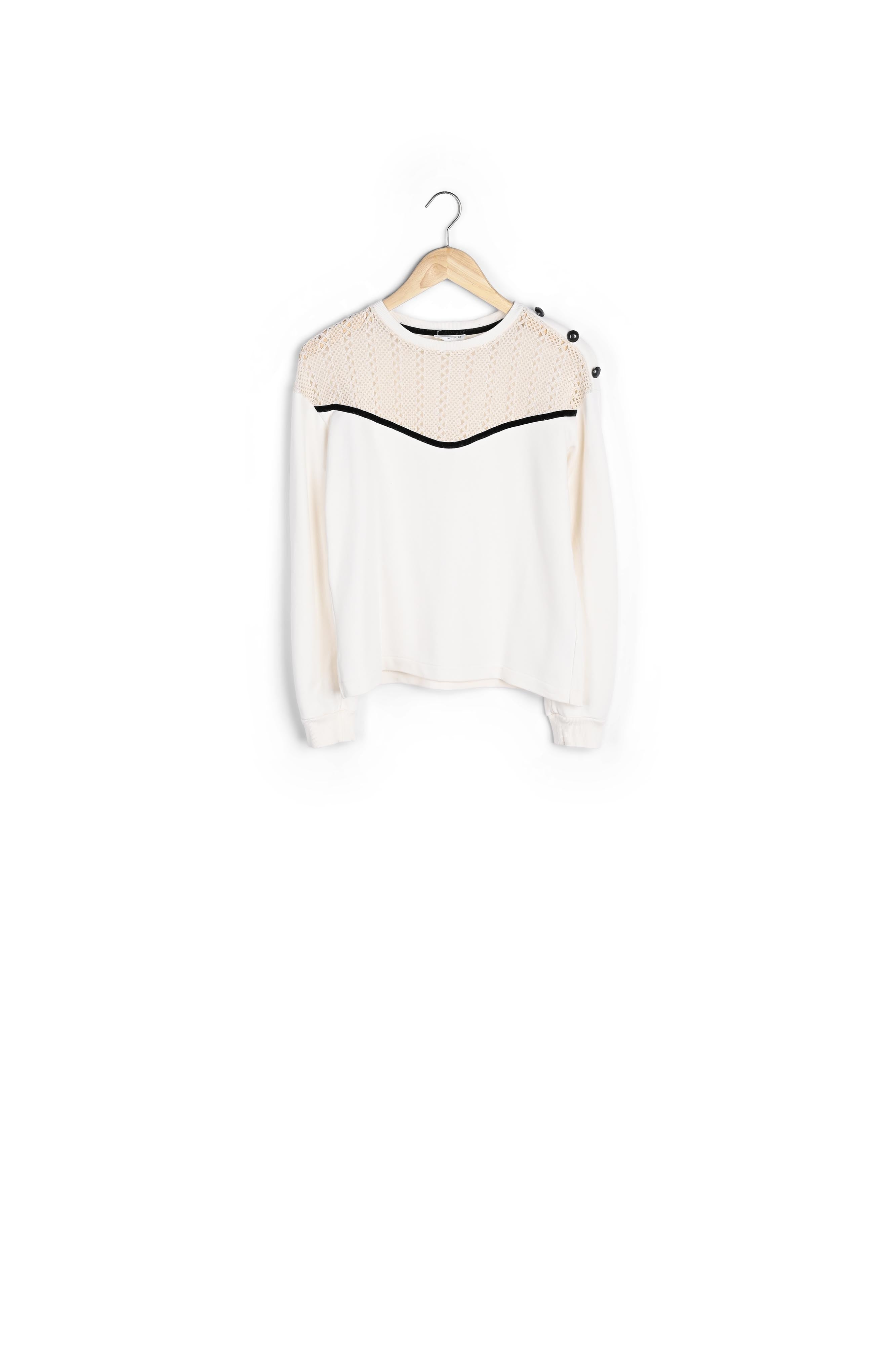 Sweat à dentelle Dimitri Faume - seconde main