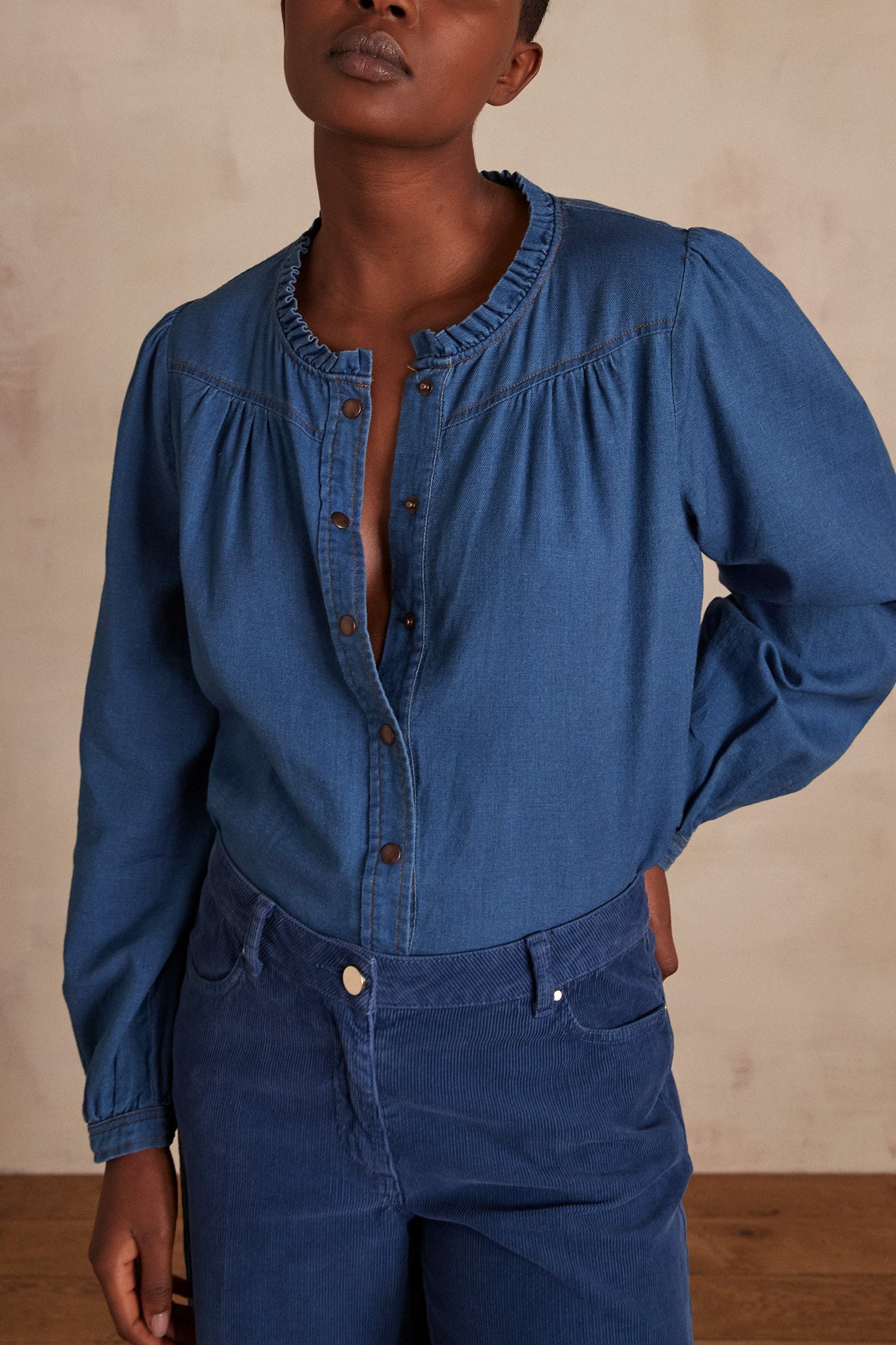 Chemise en coton Cleo Faume - seconde main