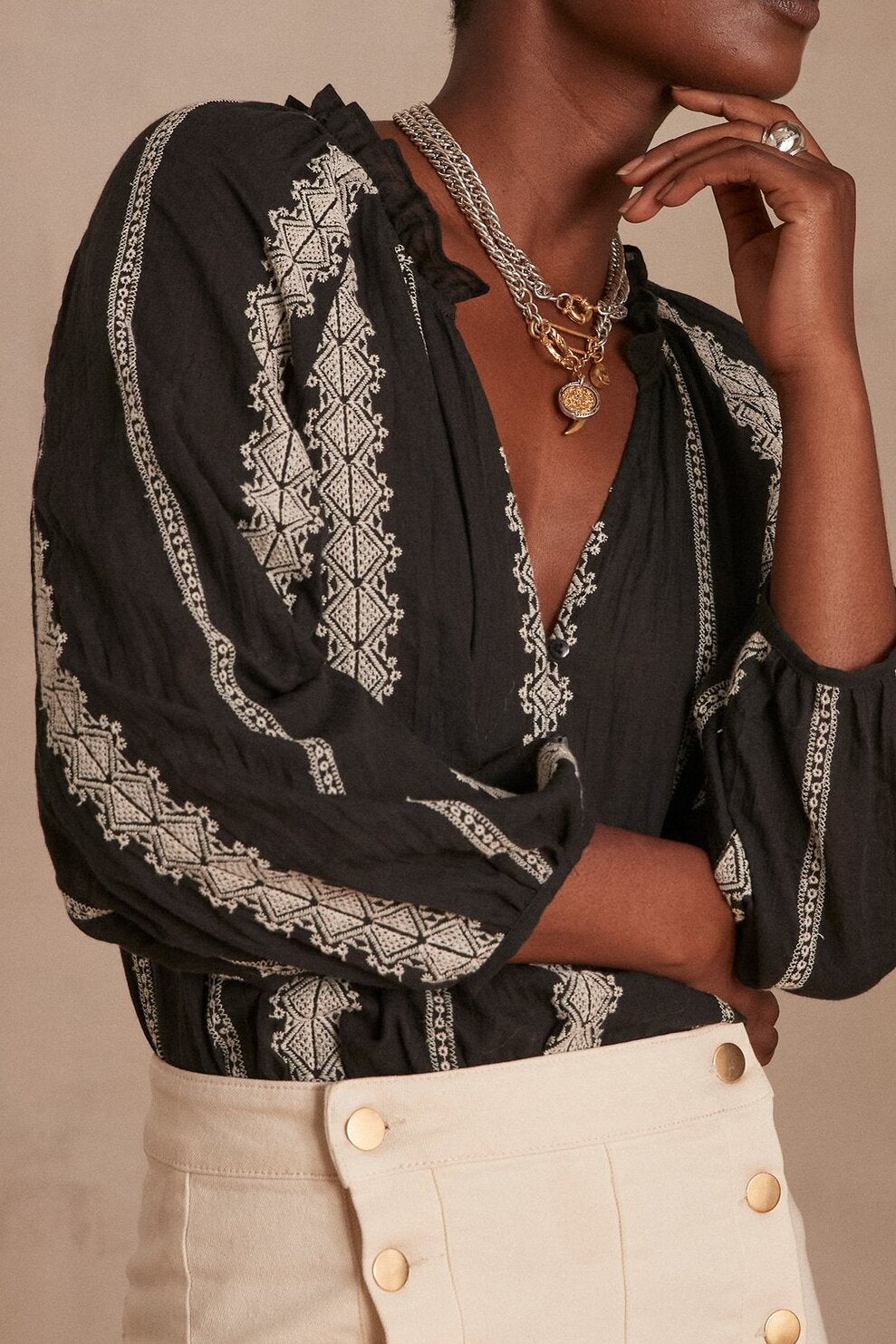 Blouse BLANCA Faume - seconde main