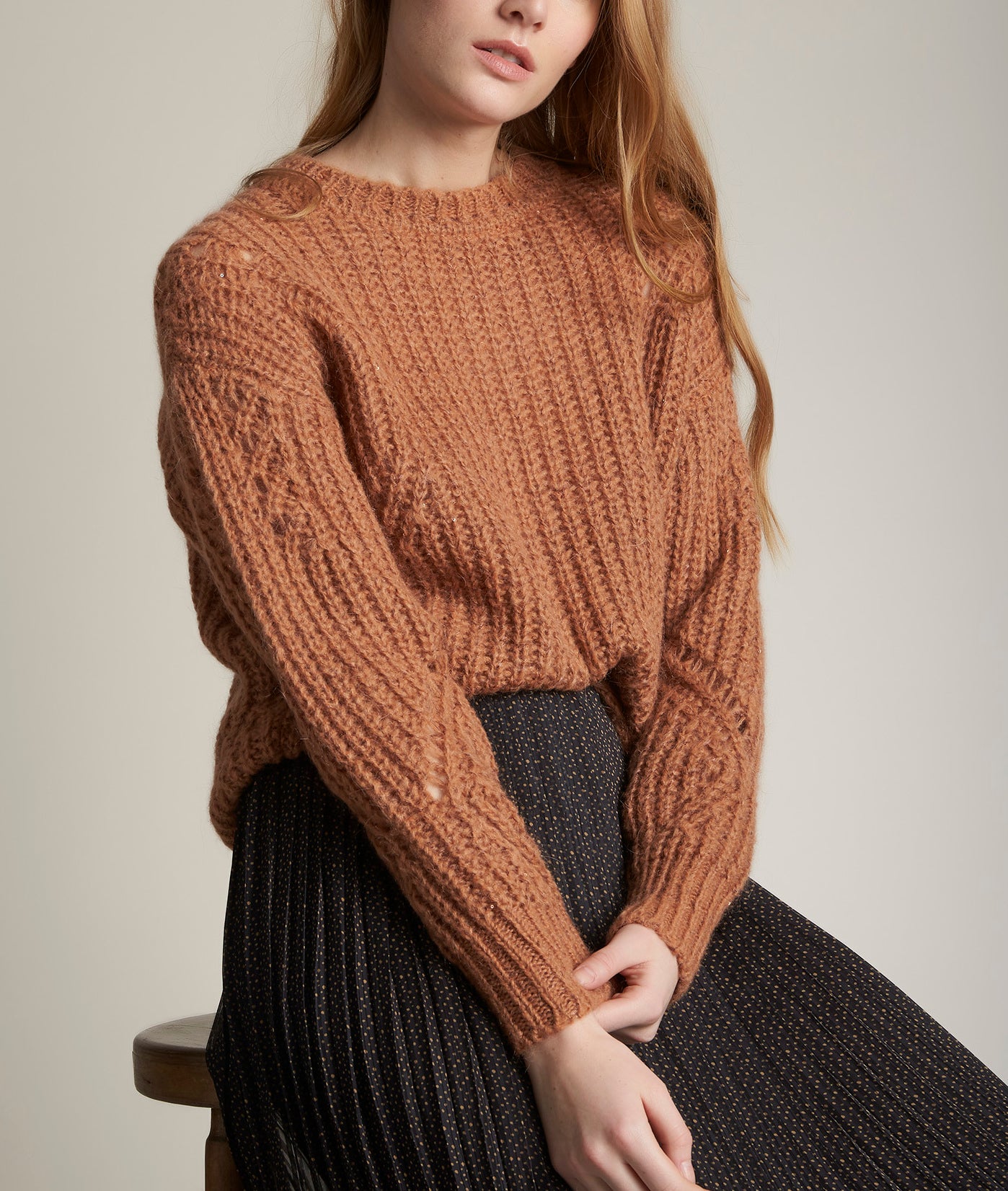 Pull tabac Dancing Faume - seconde main