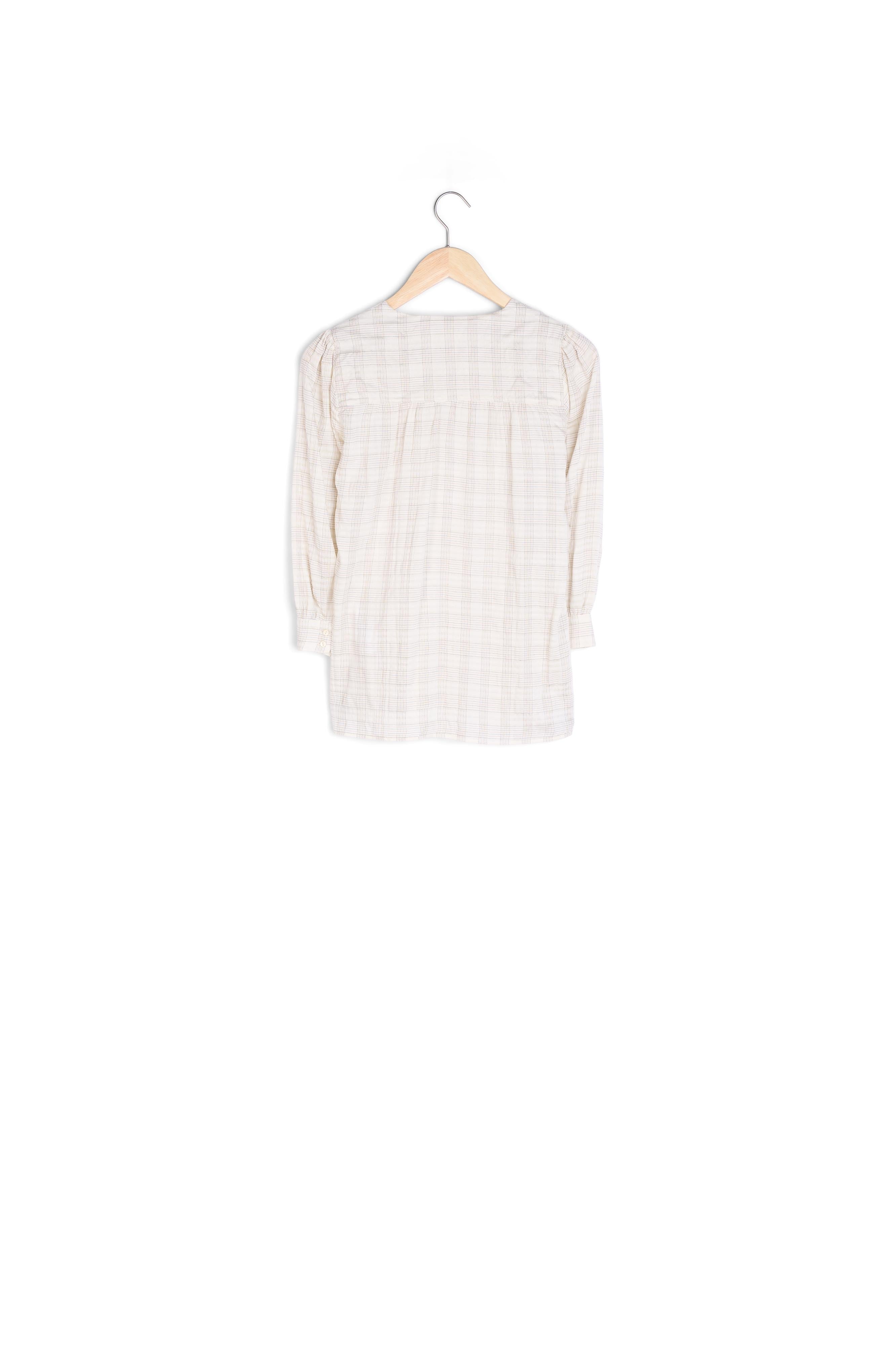 Blouse imprimé carreaux Juan Faume - seconde main