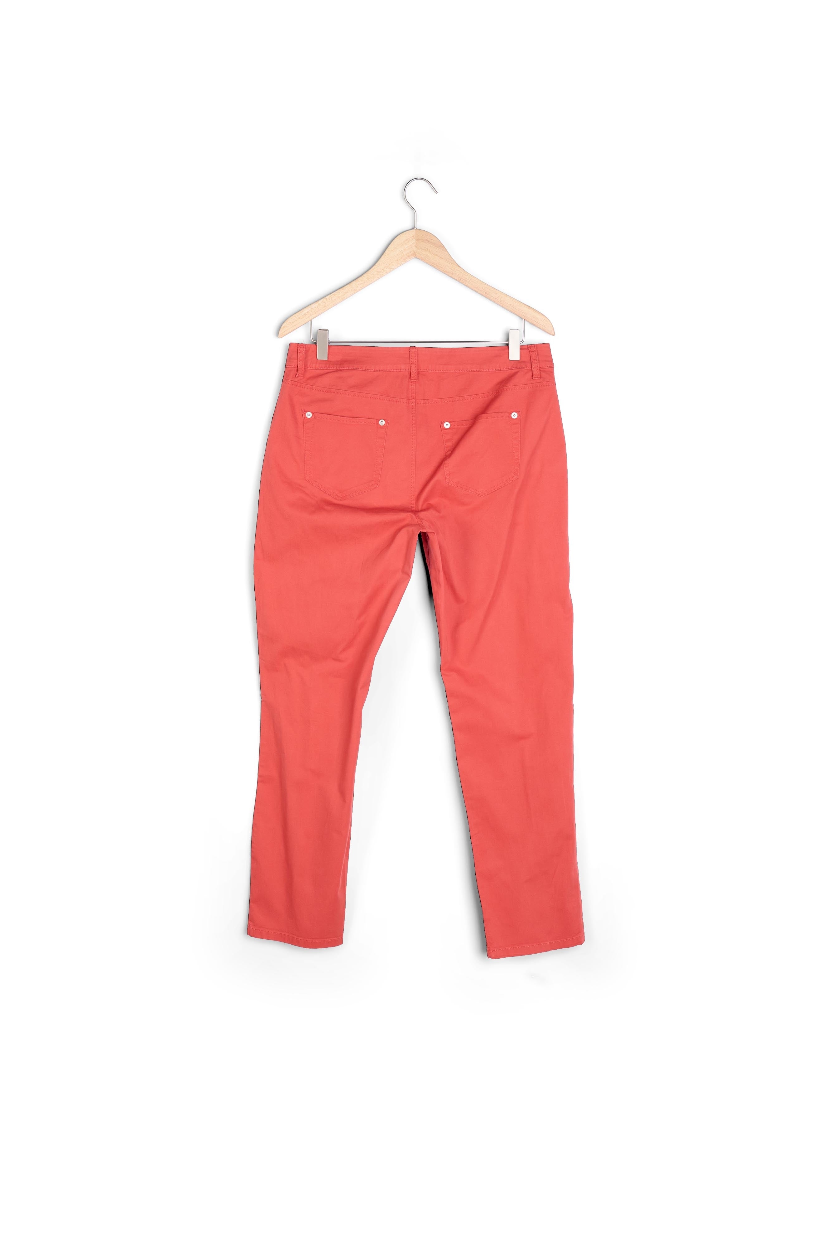 Pantalon en coton biologique chino goyave Francis Faume - seconde main