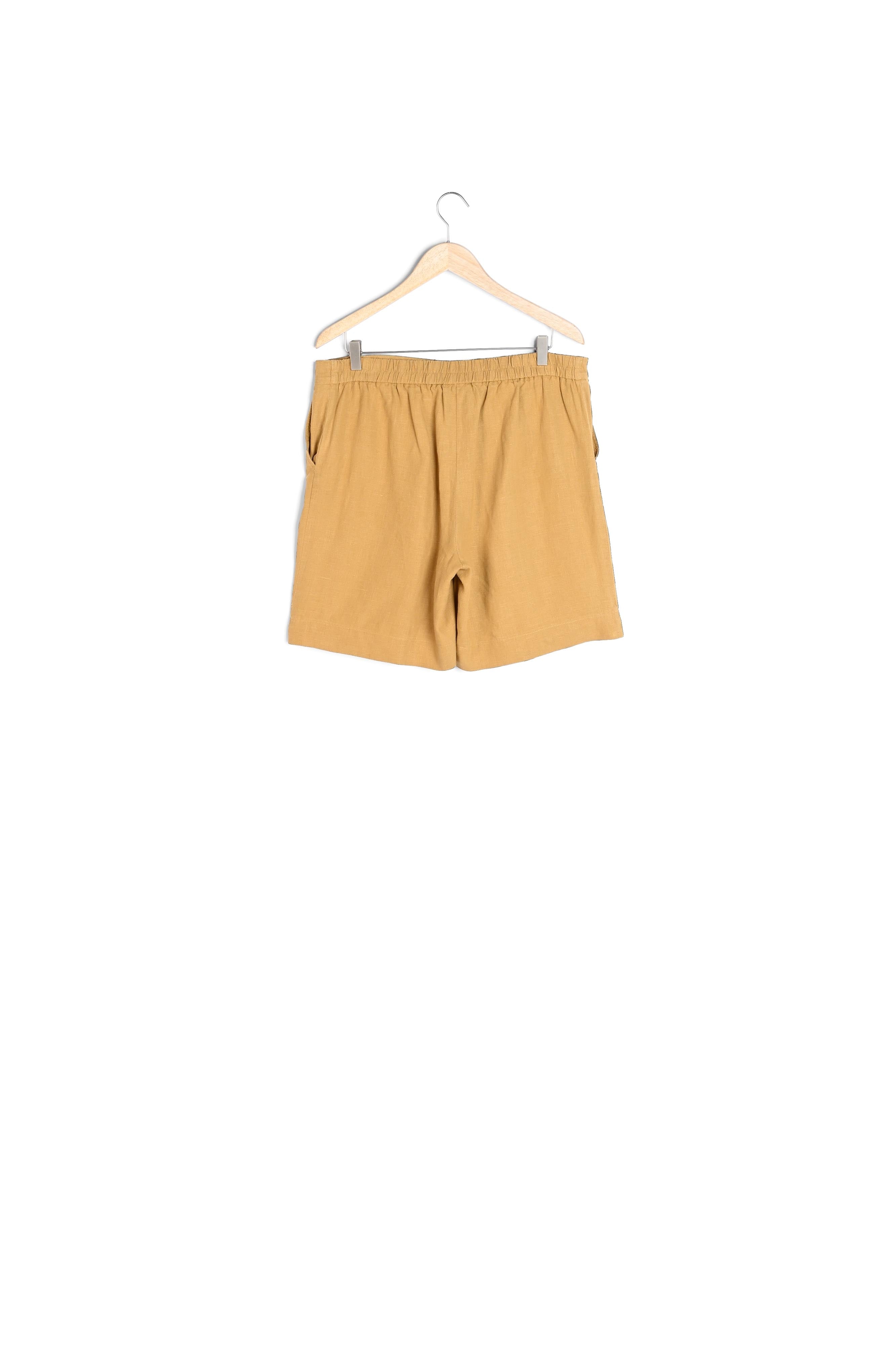 Short en lin ocre Iago Faume - seconde main