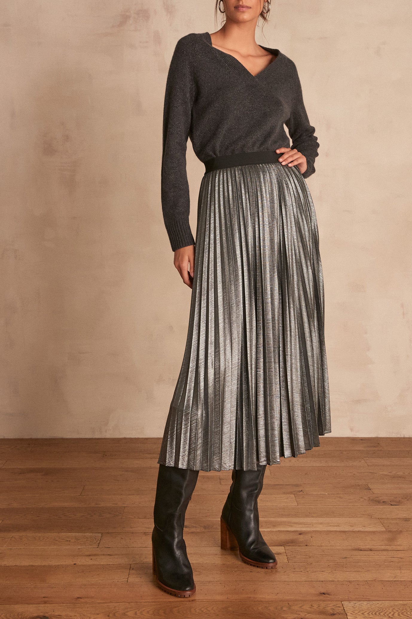 Jupe plissée TOSCA Faume - seconde main