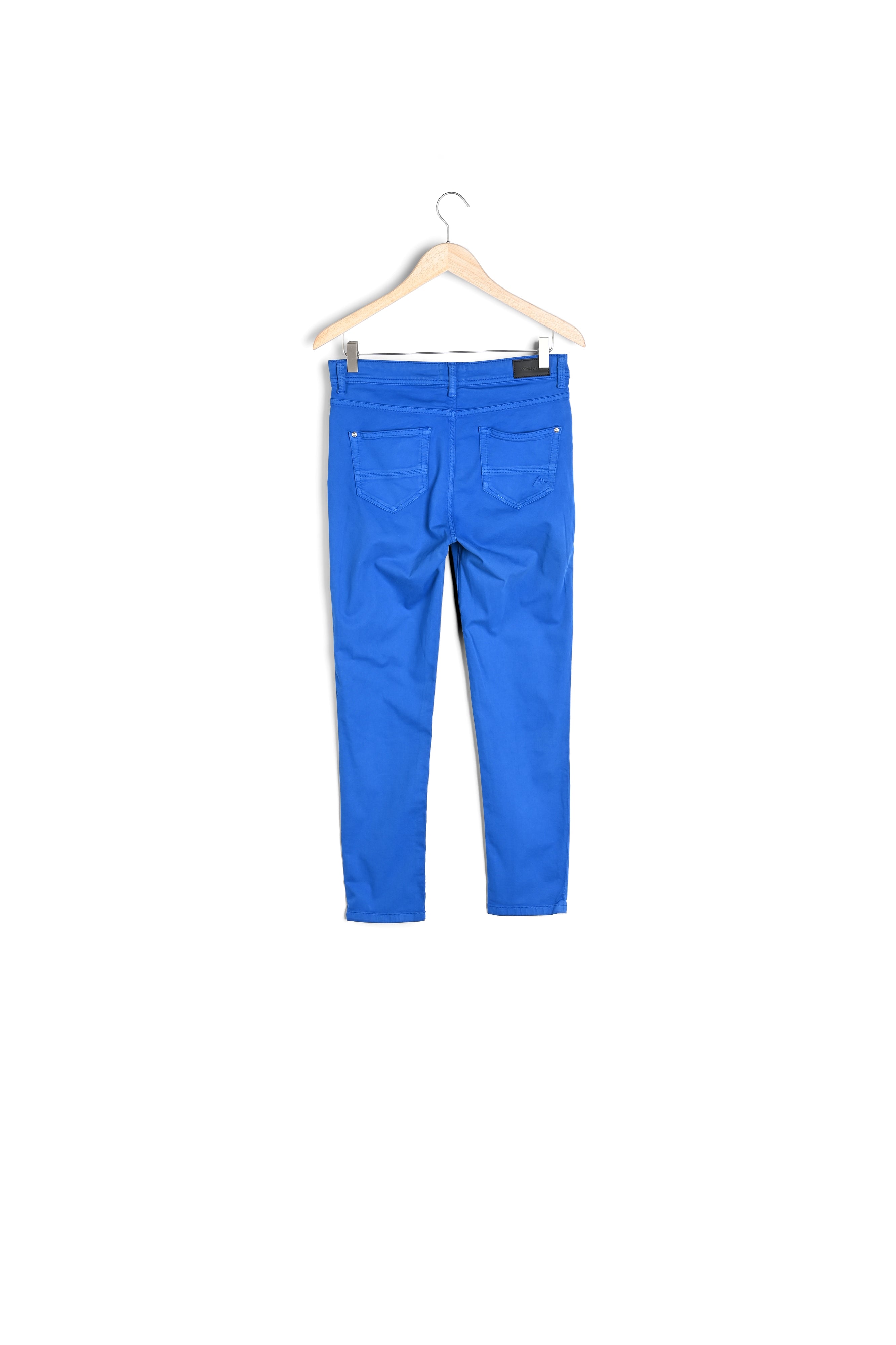 L'Iconique satin de coton bleu cobalt Sultan Faume - seconde main