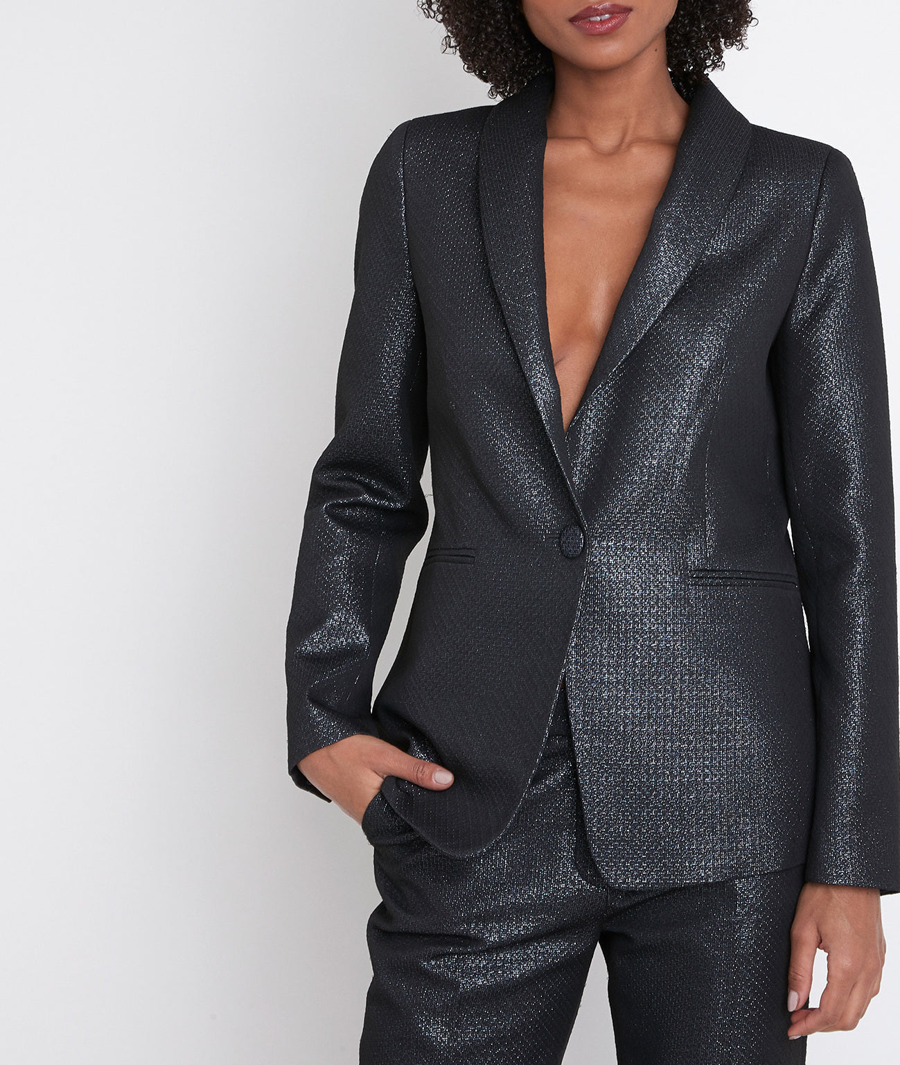 Veste en jacquard Thomas Faume - seconde main