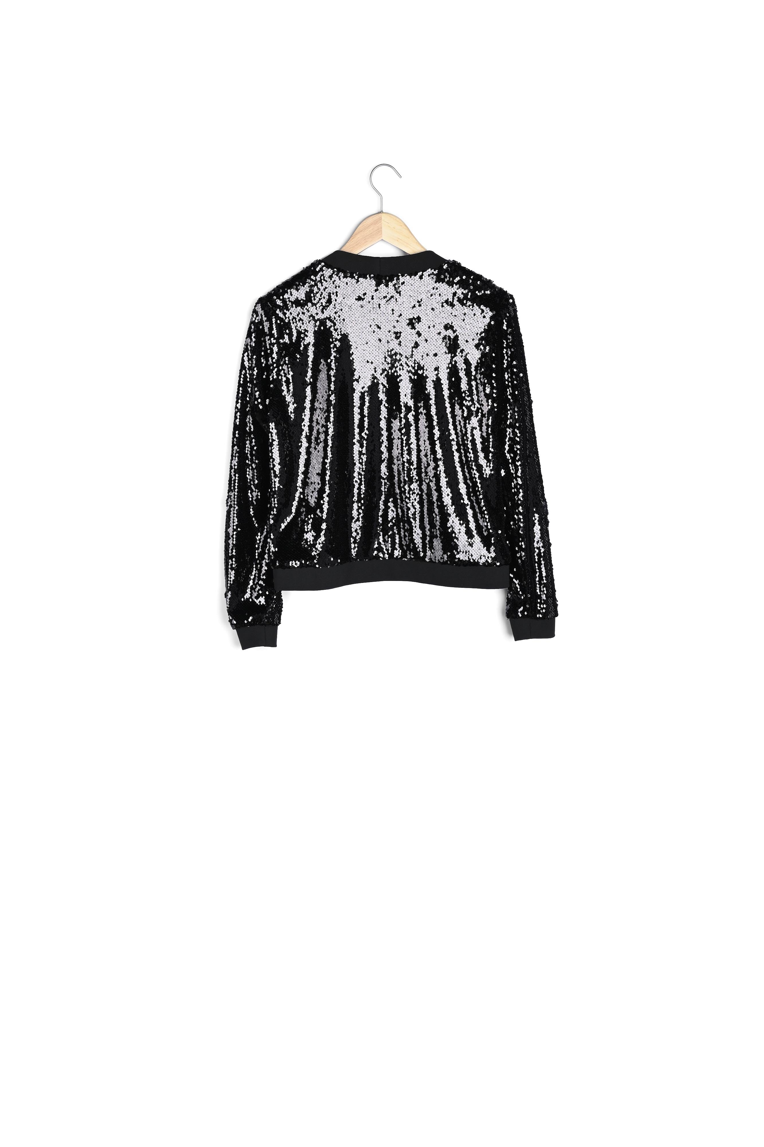 Veste noire à sequins Tessa Faume - seconde main