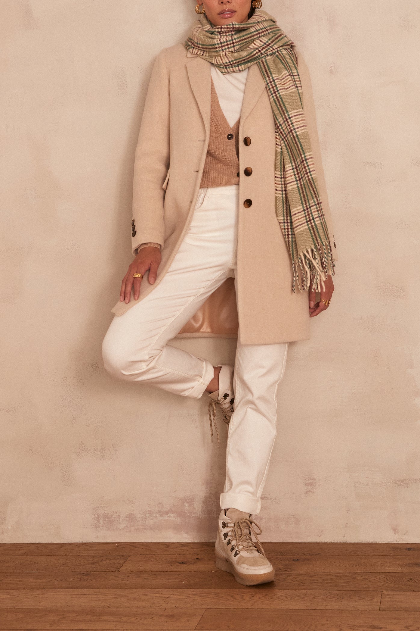 Manteau droit PLUME Faume - seconde main