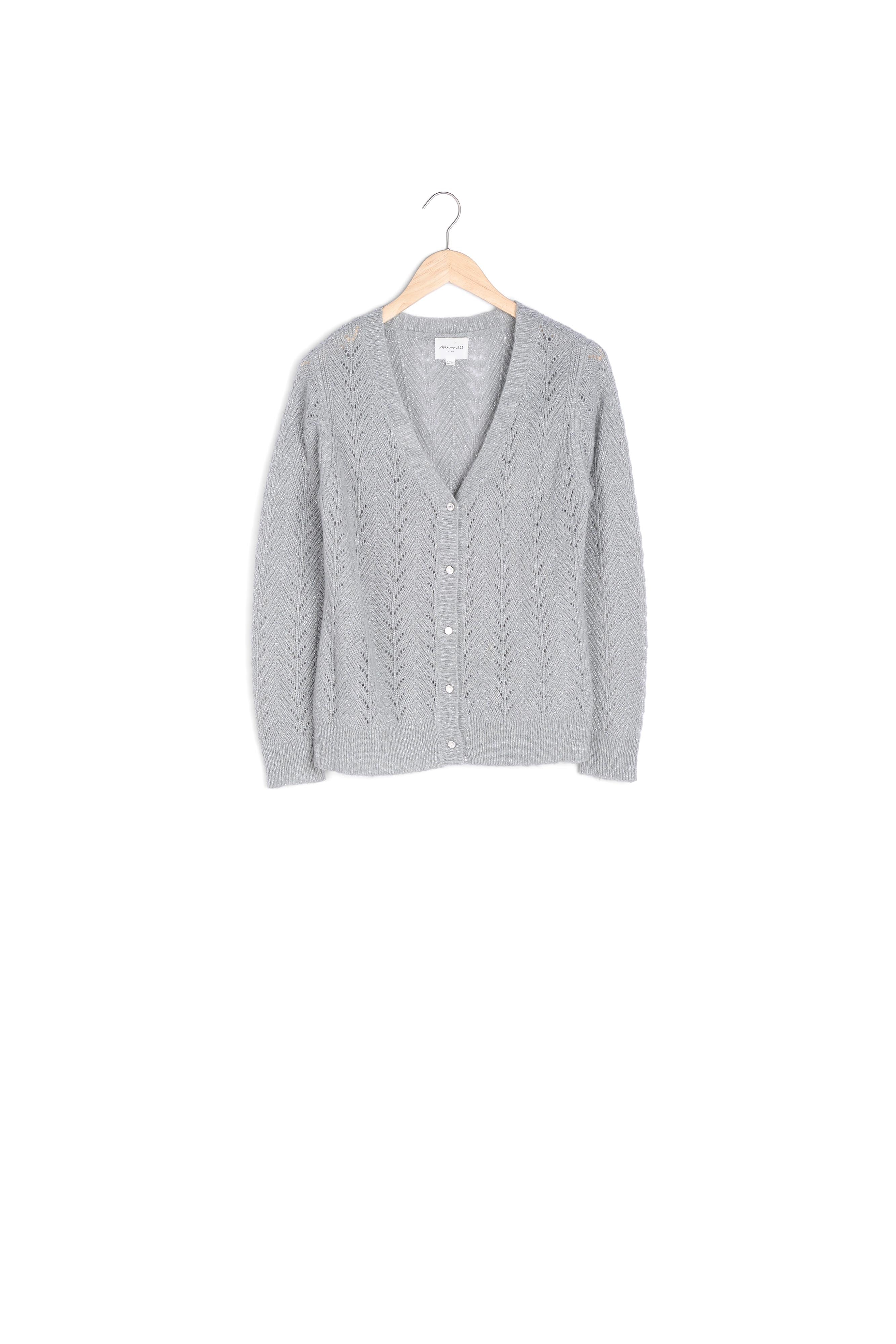 Gilet ajouré brillant Robbie Faume - seconde main