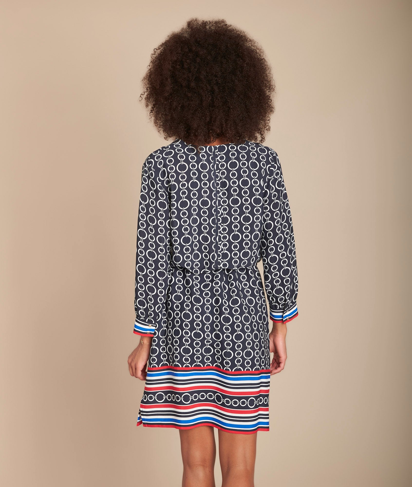 Robe imprimée ceinturée Ilissa Faume - seconde main