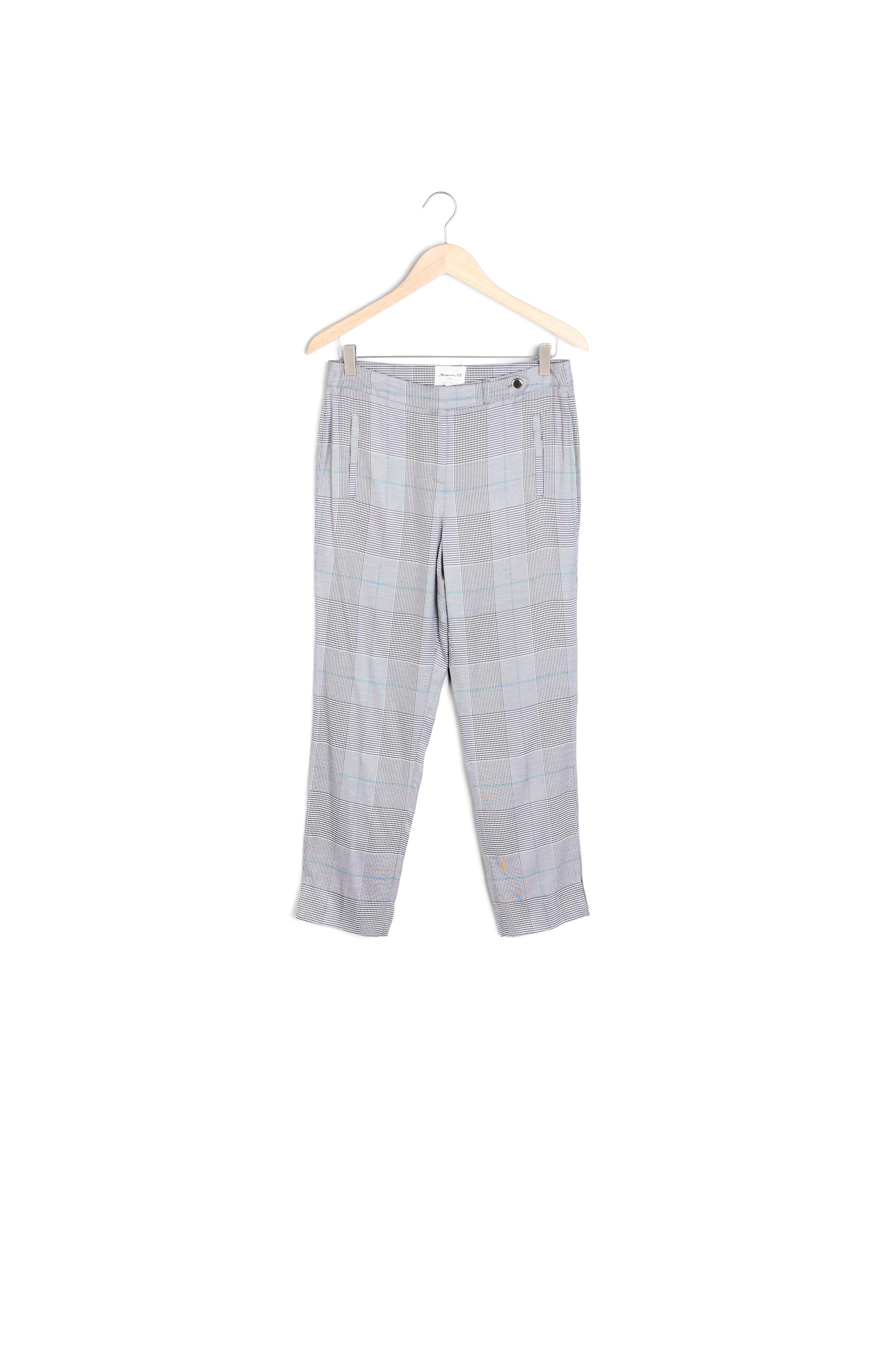 Pantalon cigarette Prince de Galles Lara Faume - seconde main