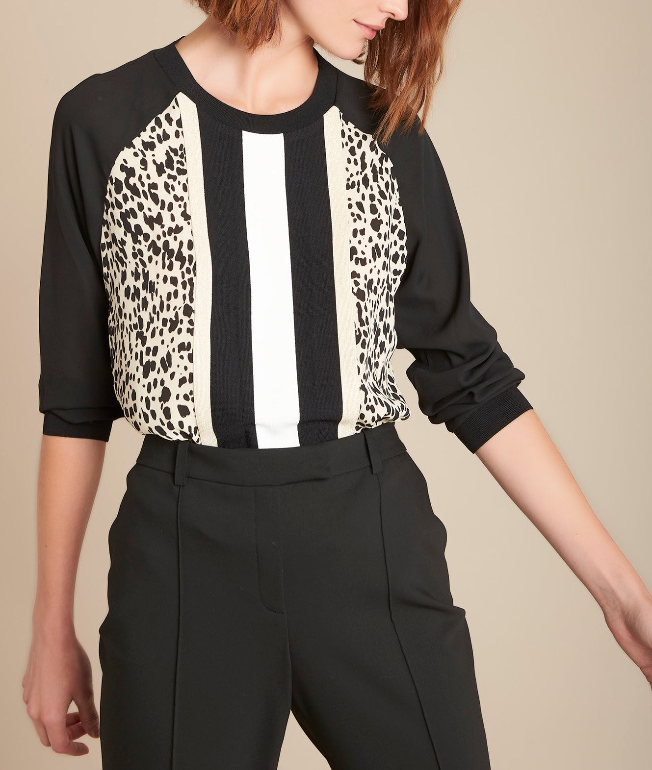 Sweat imprimé peau de bête Marta Faume - seconde main