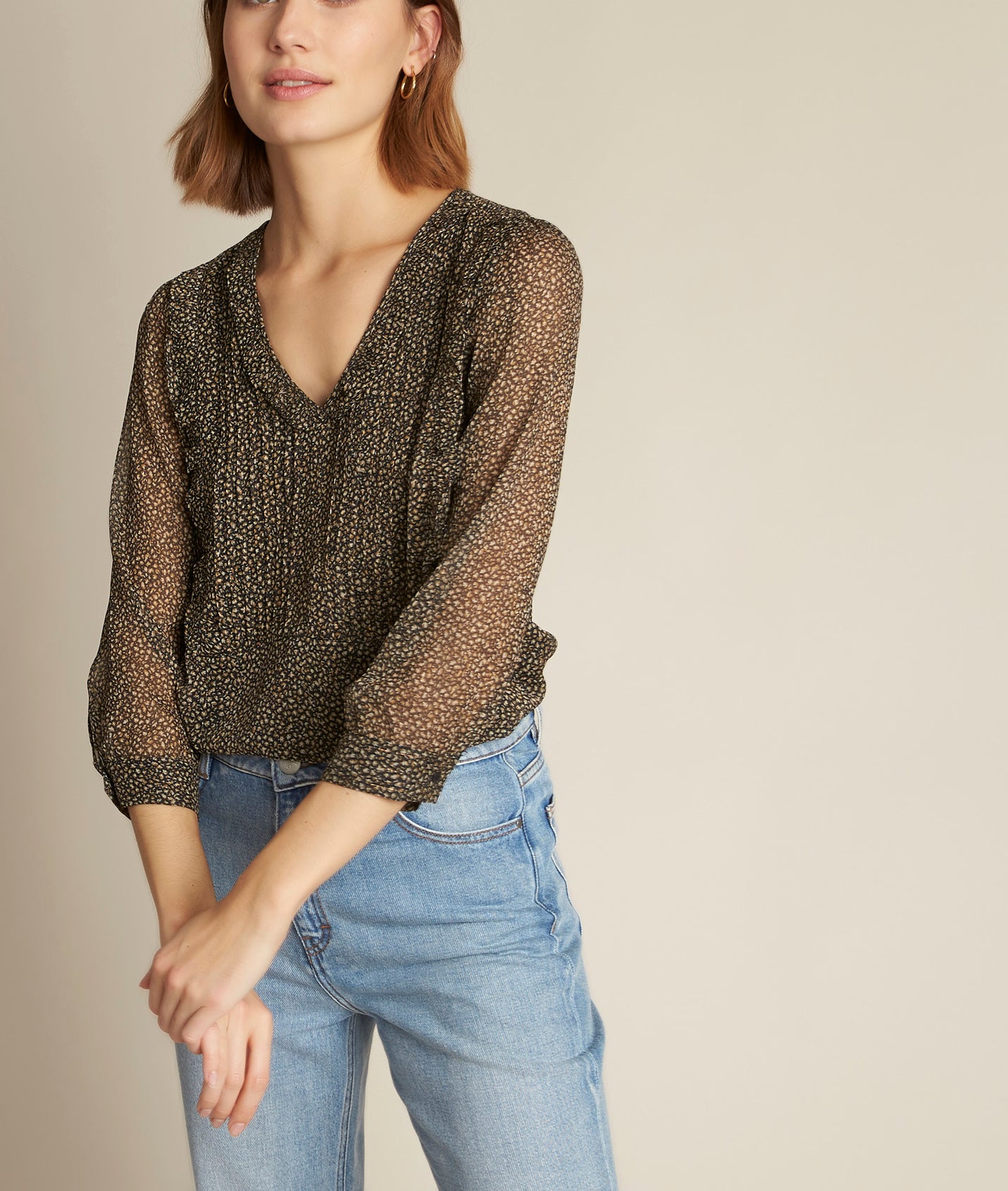 Blouse imprimée Eli Faume - seconde main