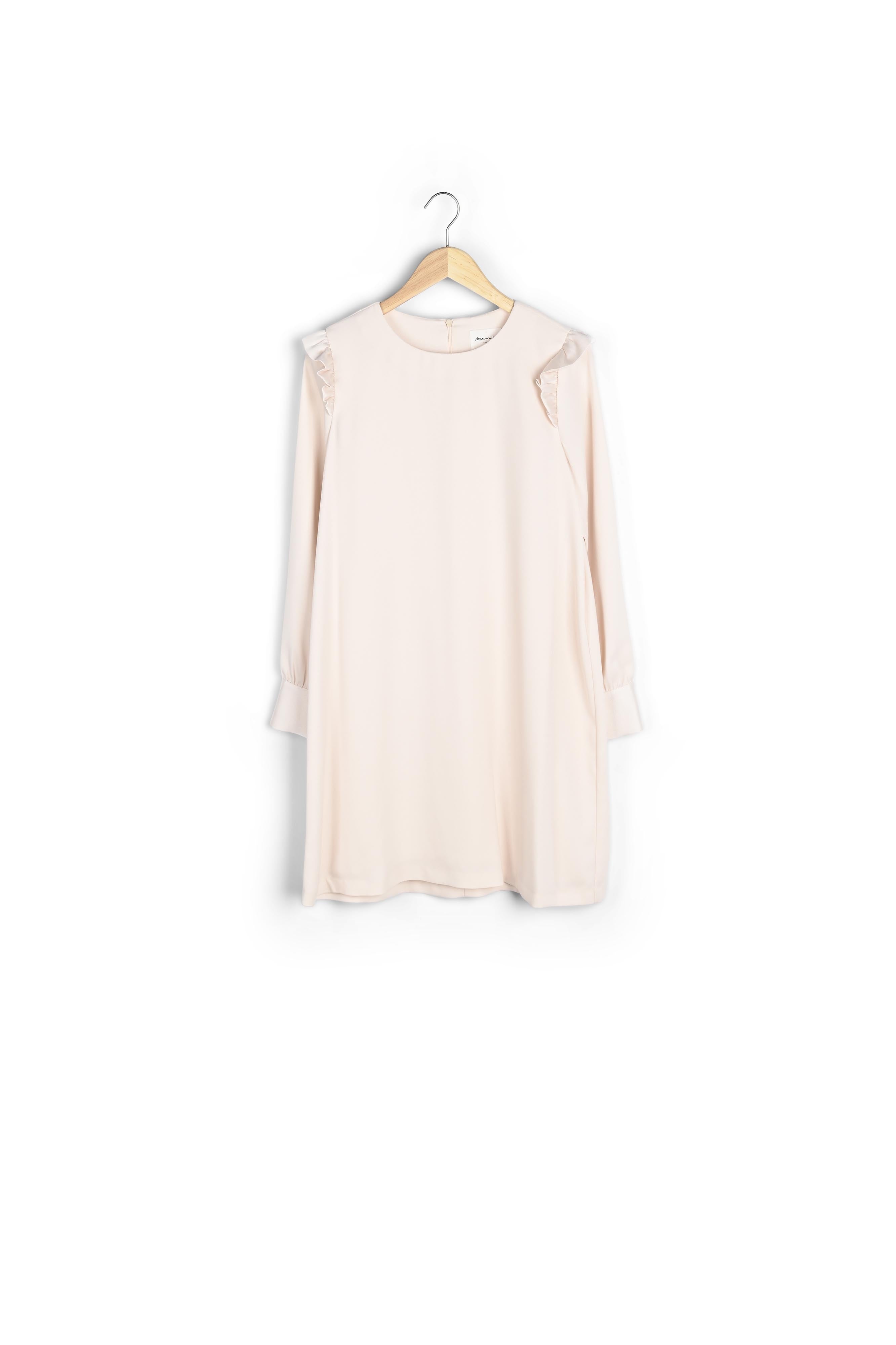 Robe en crêpe crème Medina Faume - seconde main