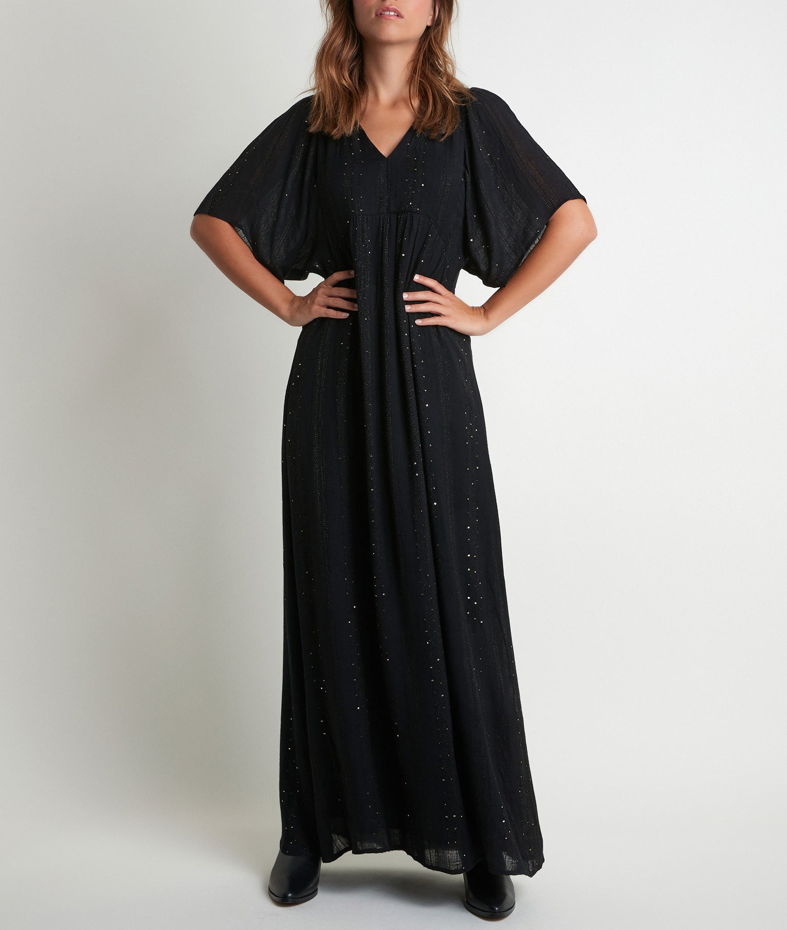 Robe longue sequins Noaki Faume - seconde main