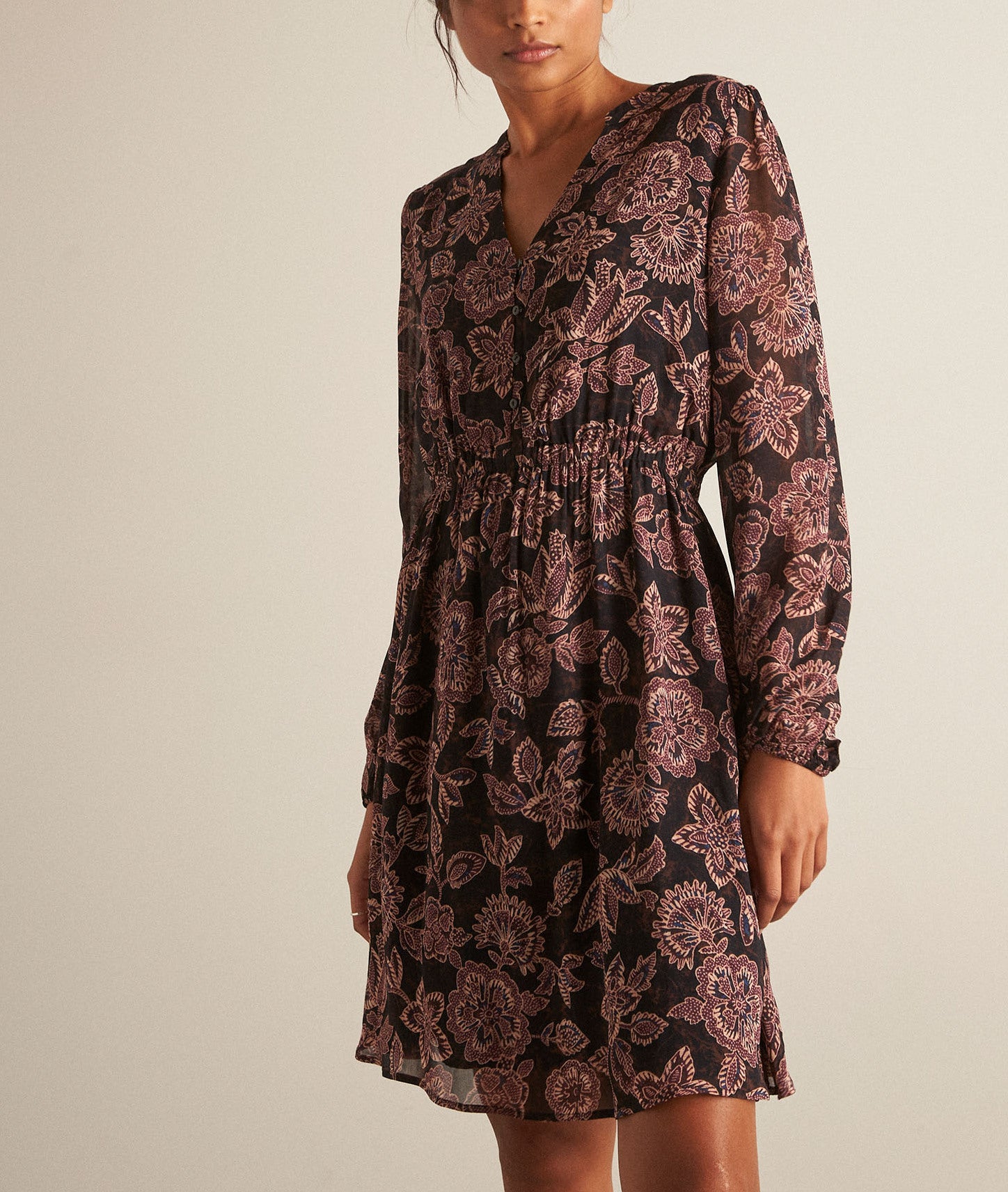 Robe courte imprimée Hola Faume - seconde main