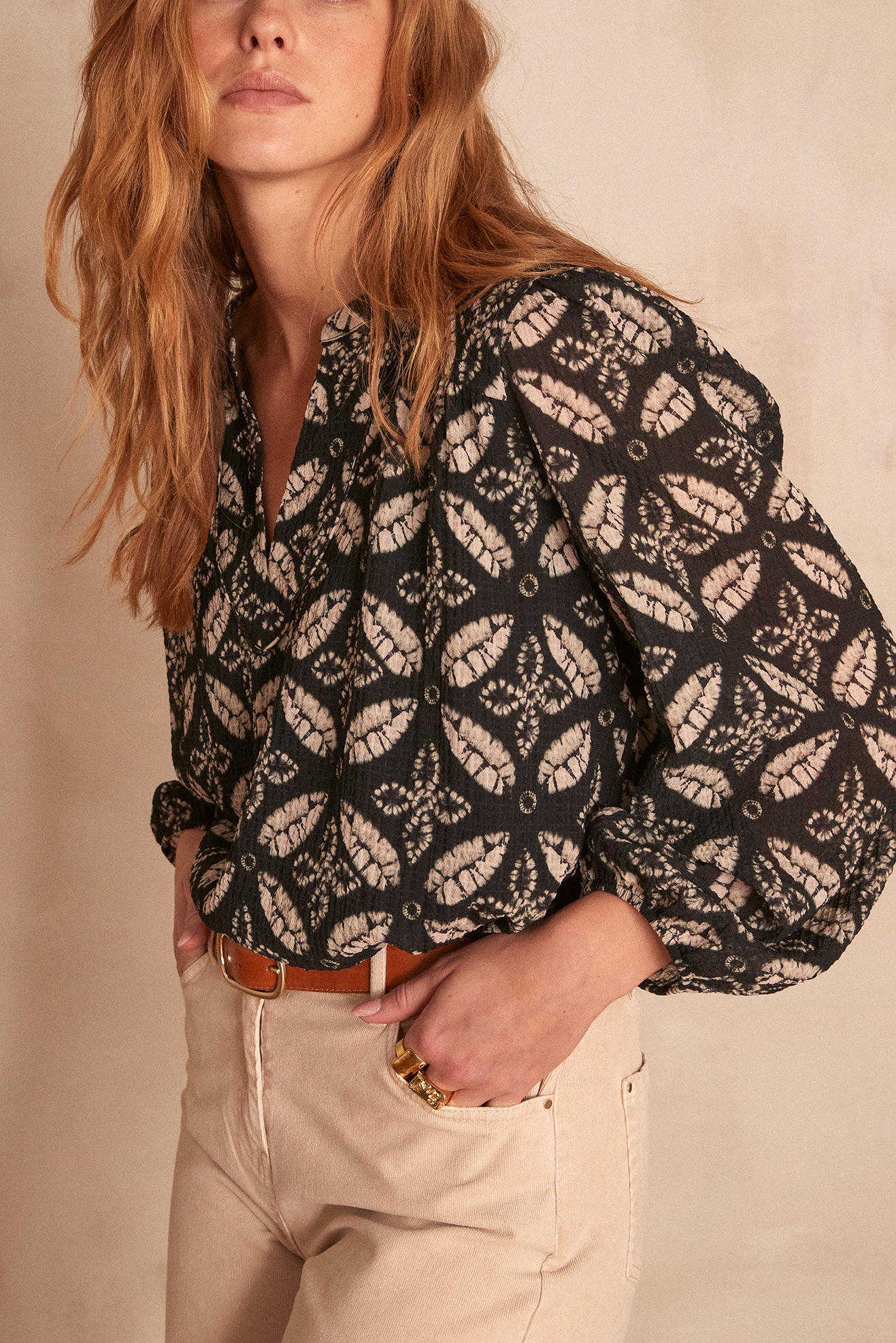 Blouse MARIA Faume - seconde main