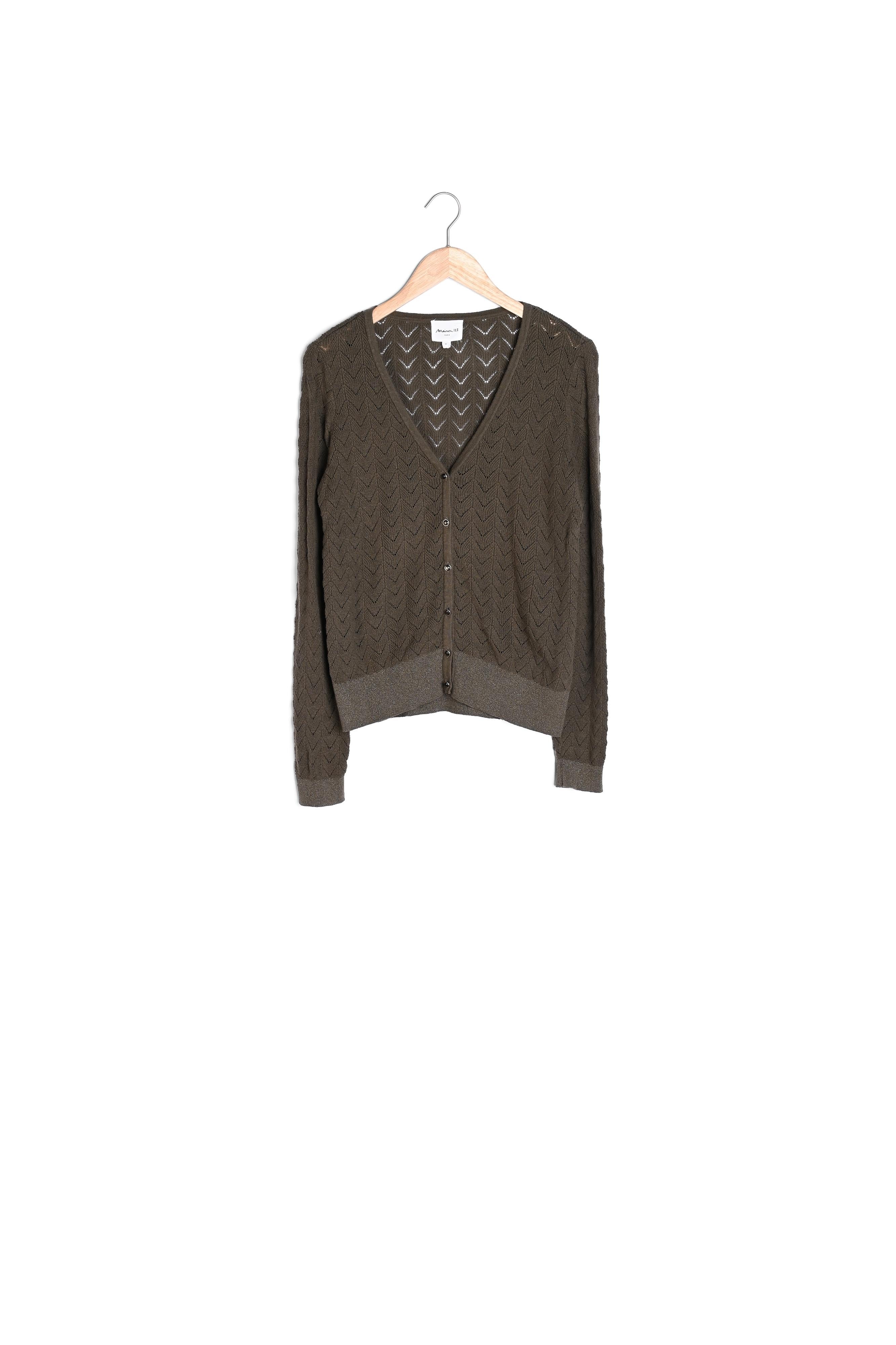 Gilet ajouré kaki Dalmatien Faume - seconde main