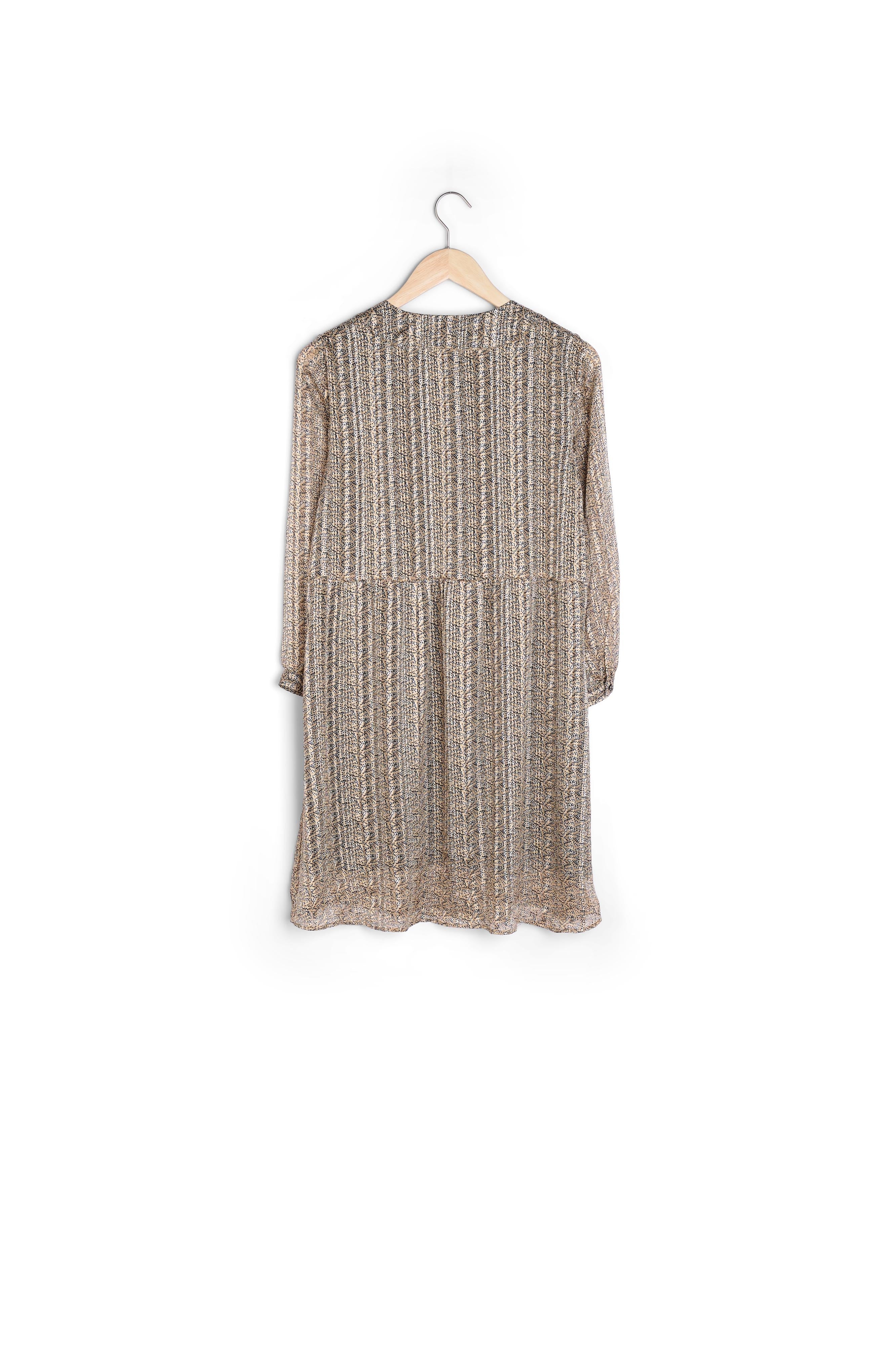 Robe imprimée lurex Lou Faume - seconde main