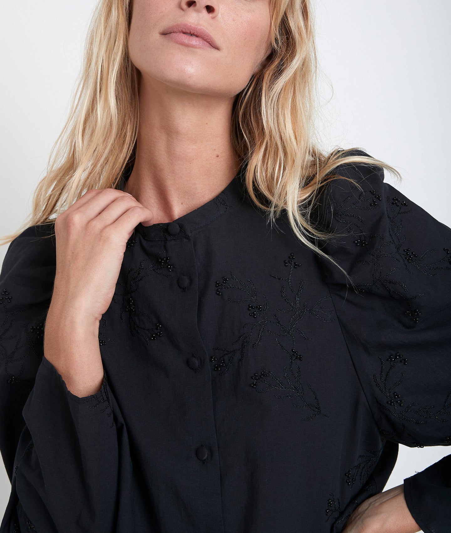 Blouse brodée Jo Faume - seconde main