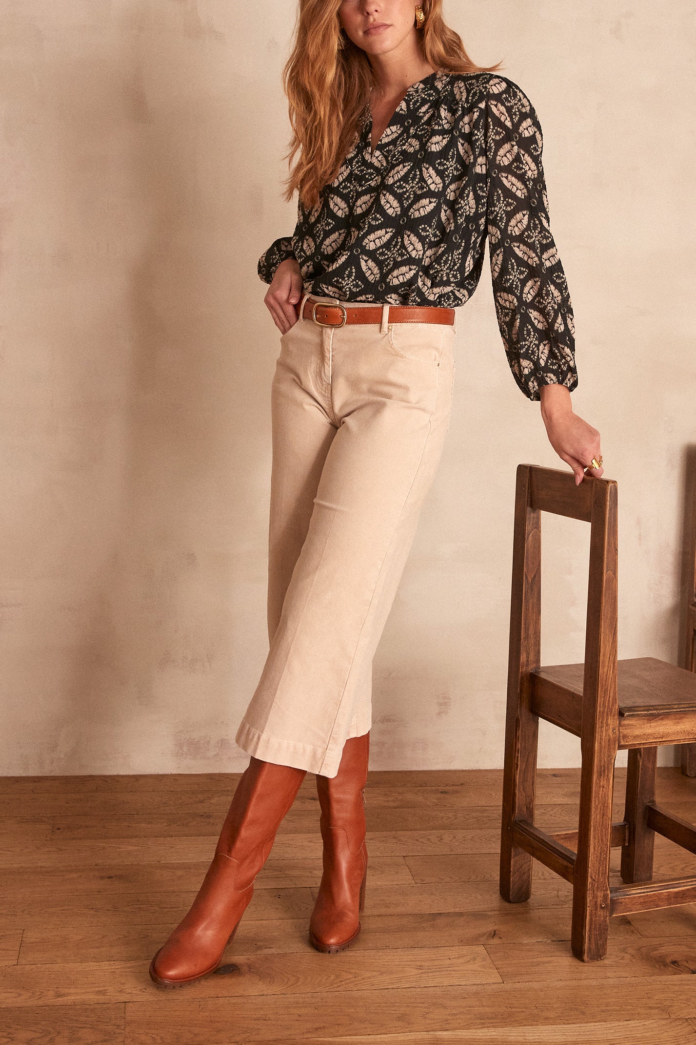 Blouse MARIA Faume - seconde main