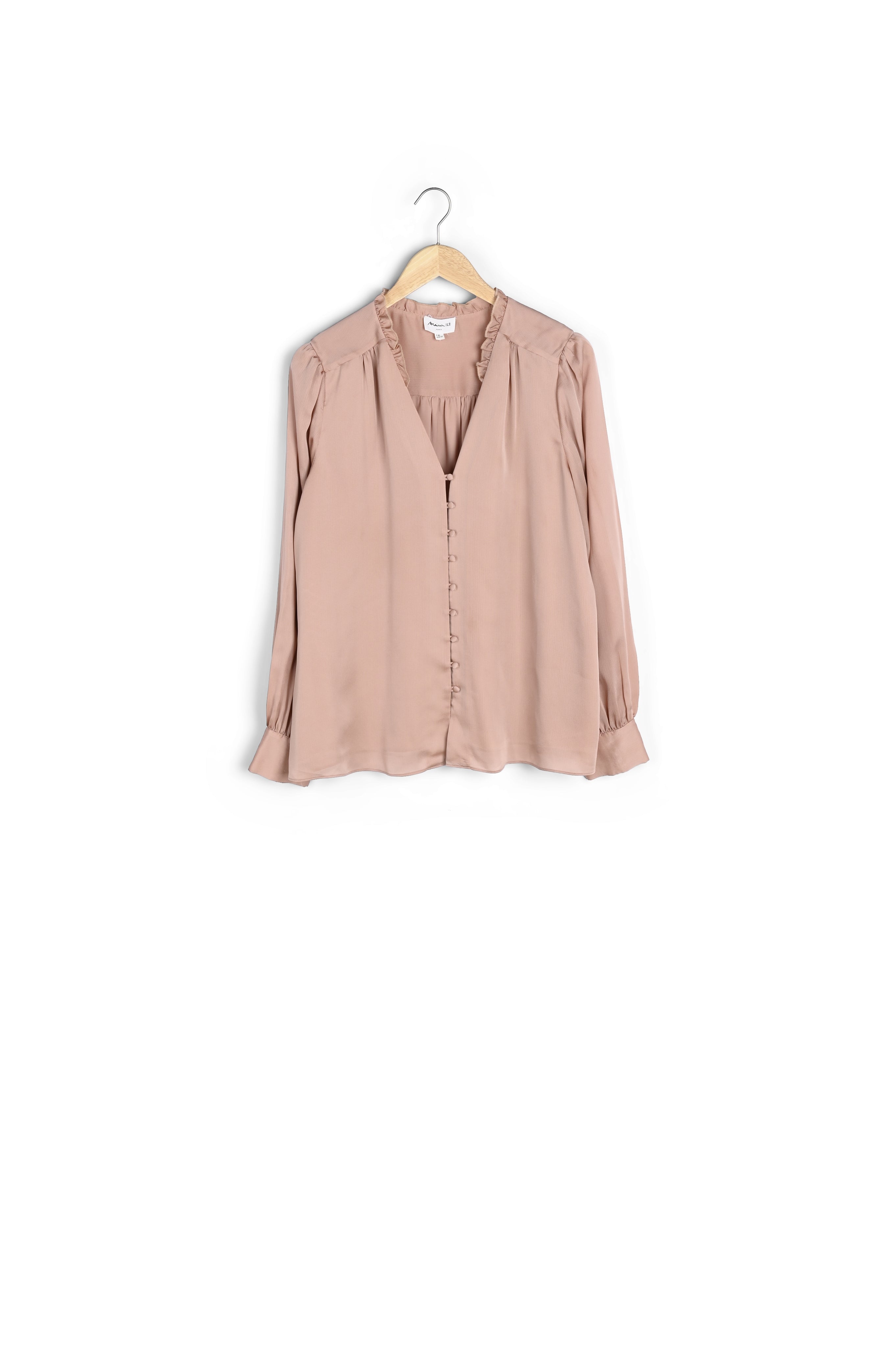 Blouse poudre boutonnée Jim Faume - seconde main