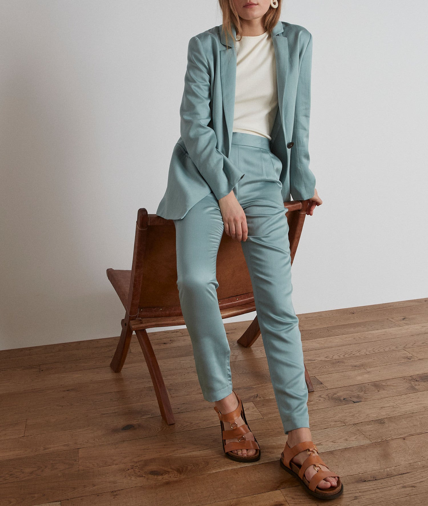 Pantalon chino Flynn Faume - seconde main