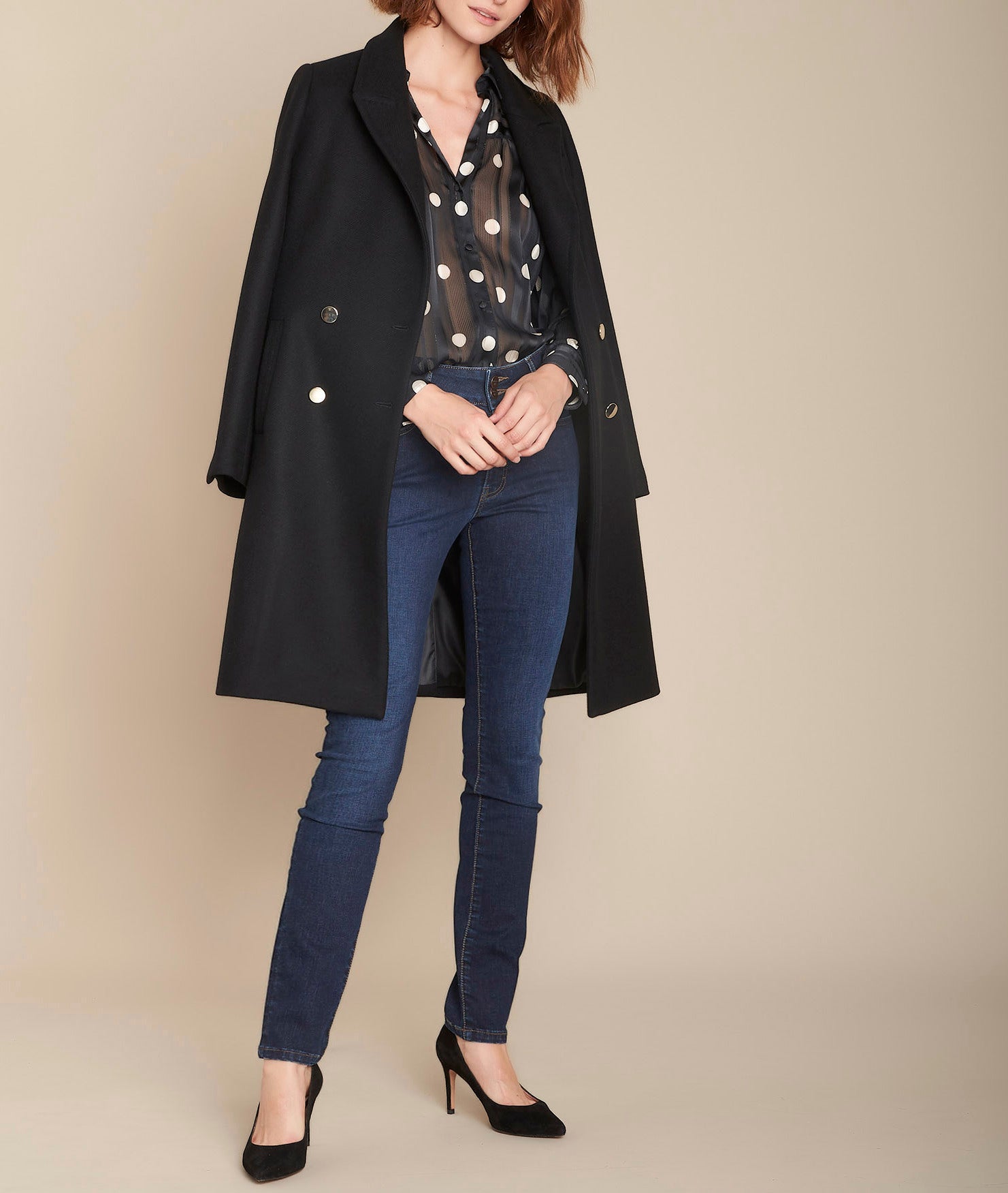 Blouse imprimé pois Mateo Faume - seconde main