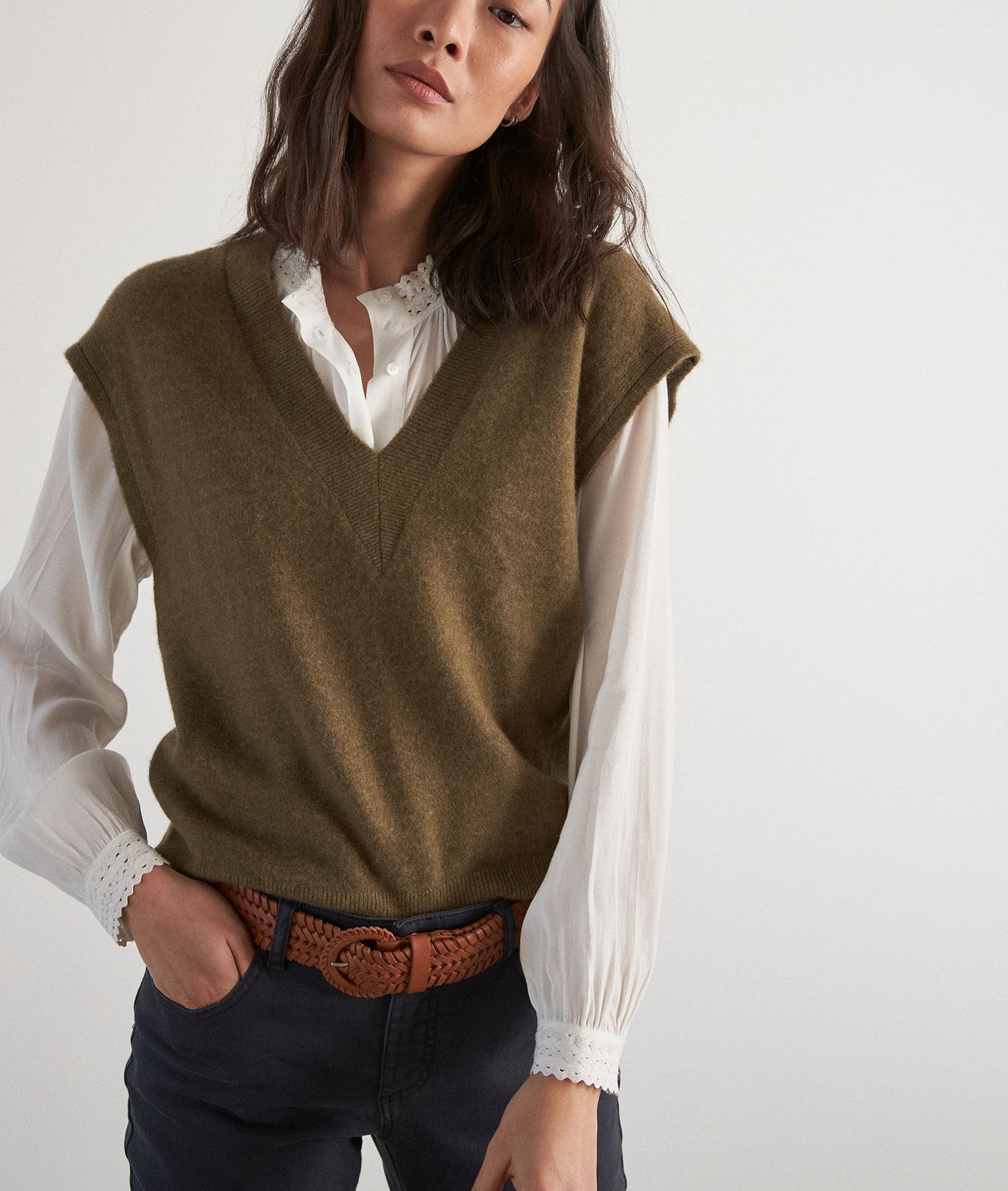 Maille sans manches Mael Faume - seconde main