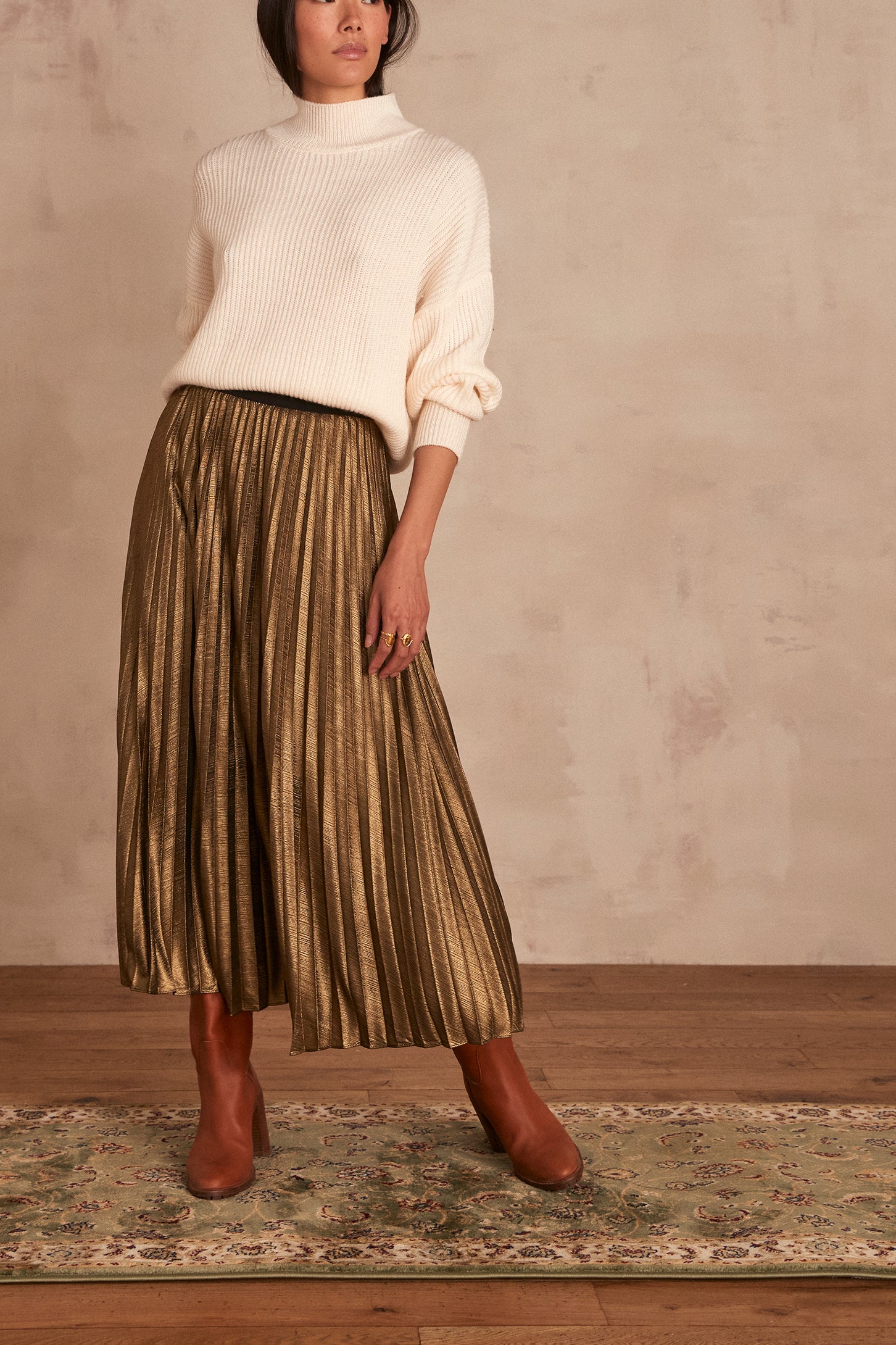 Jupe plissée TOSCA Faume - seconde main